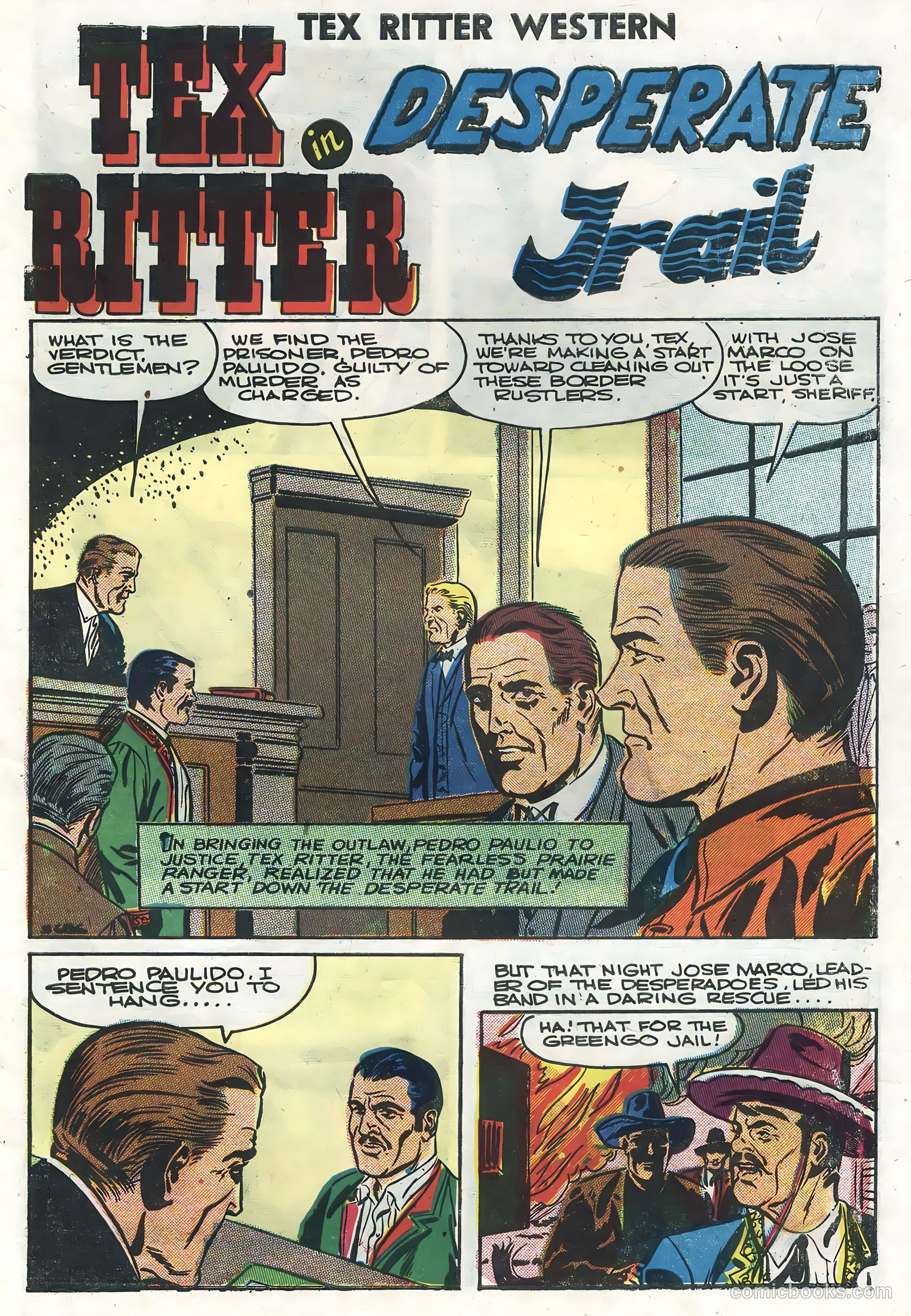 Tex Ritter Western #35 — page 31 of 36