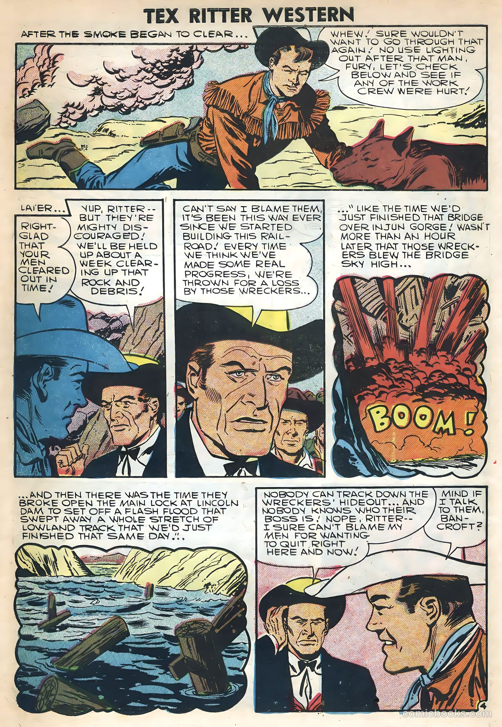 Tex Ritter Western #36 — page 6 of 36