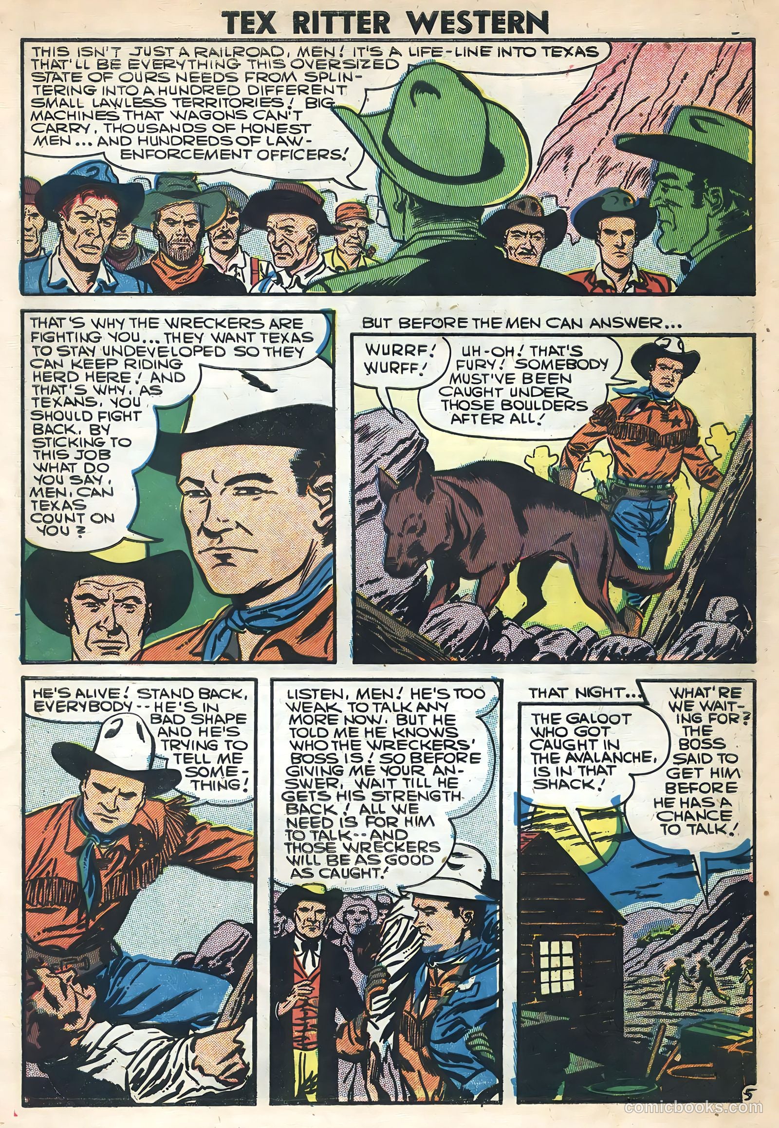 Tex Ritter Western #36 — page 7 of 36