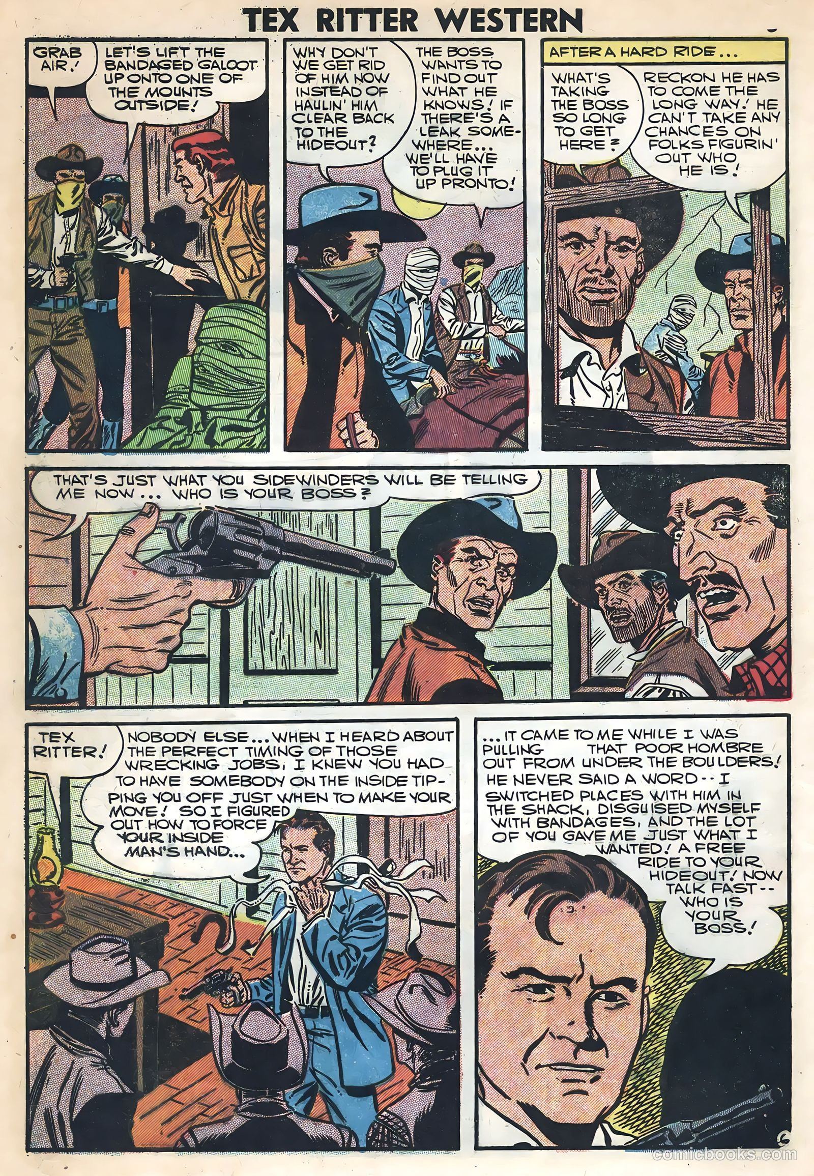 Tex Ritter Western #36 — page 8 of 36