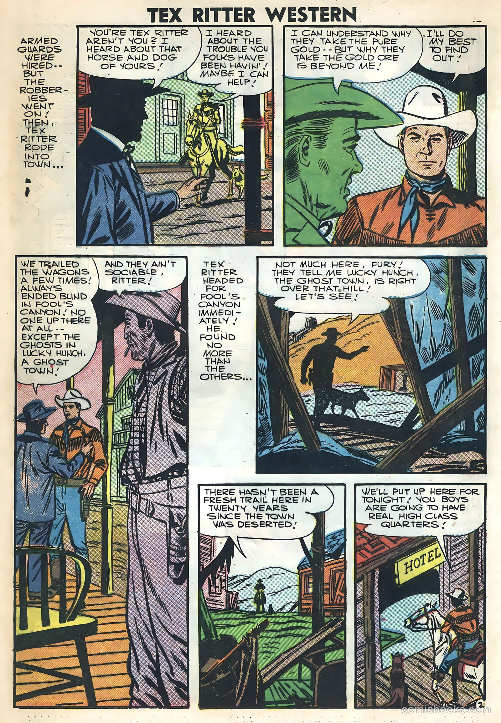 Tex Ritter Western #36 — page 12 of 36