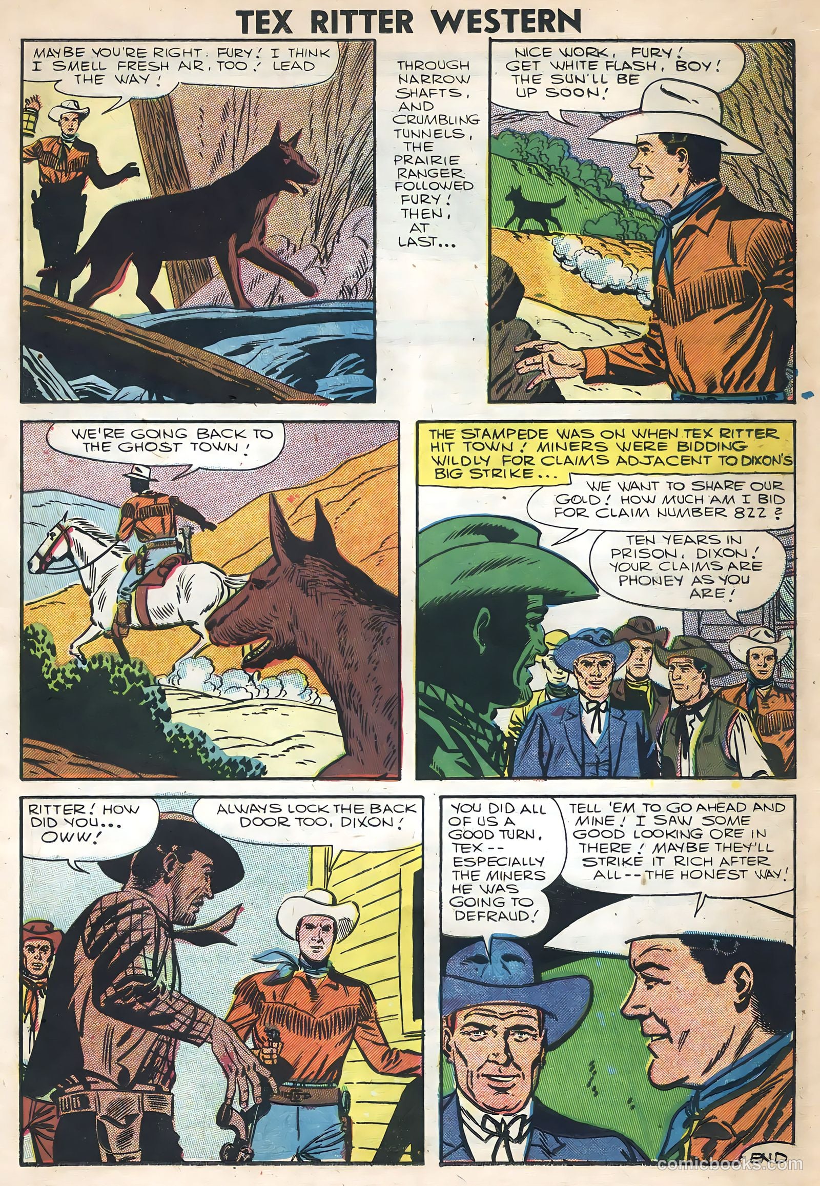 Tex Ritter Western #36 — page 15 of 36