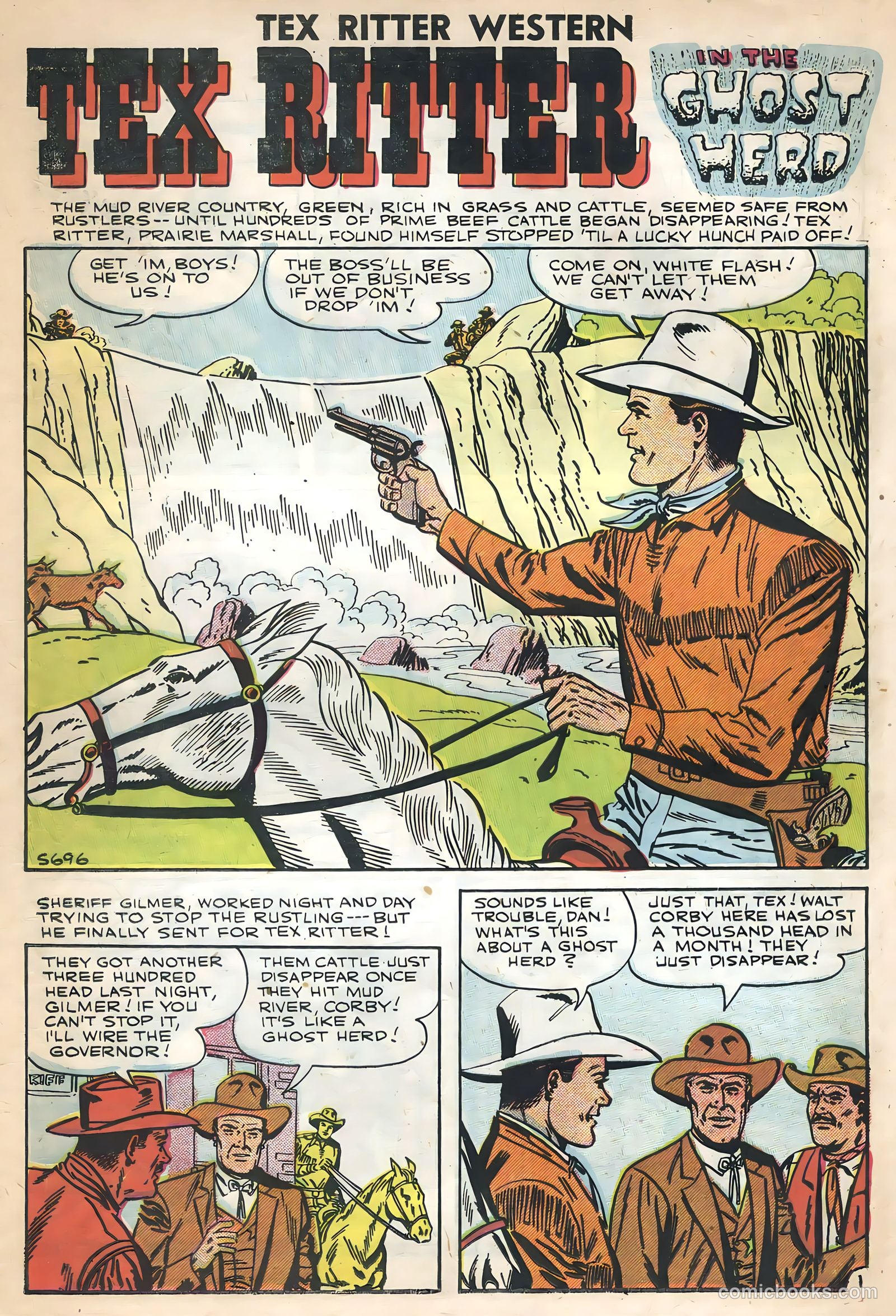 Tex Ritter Western #36 — page 22 of 36