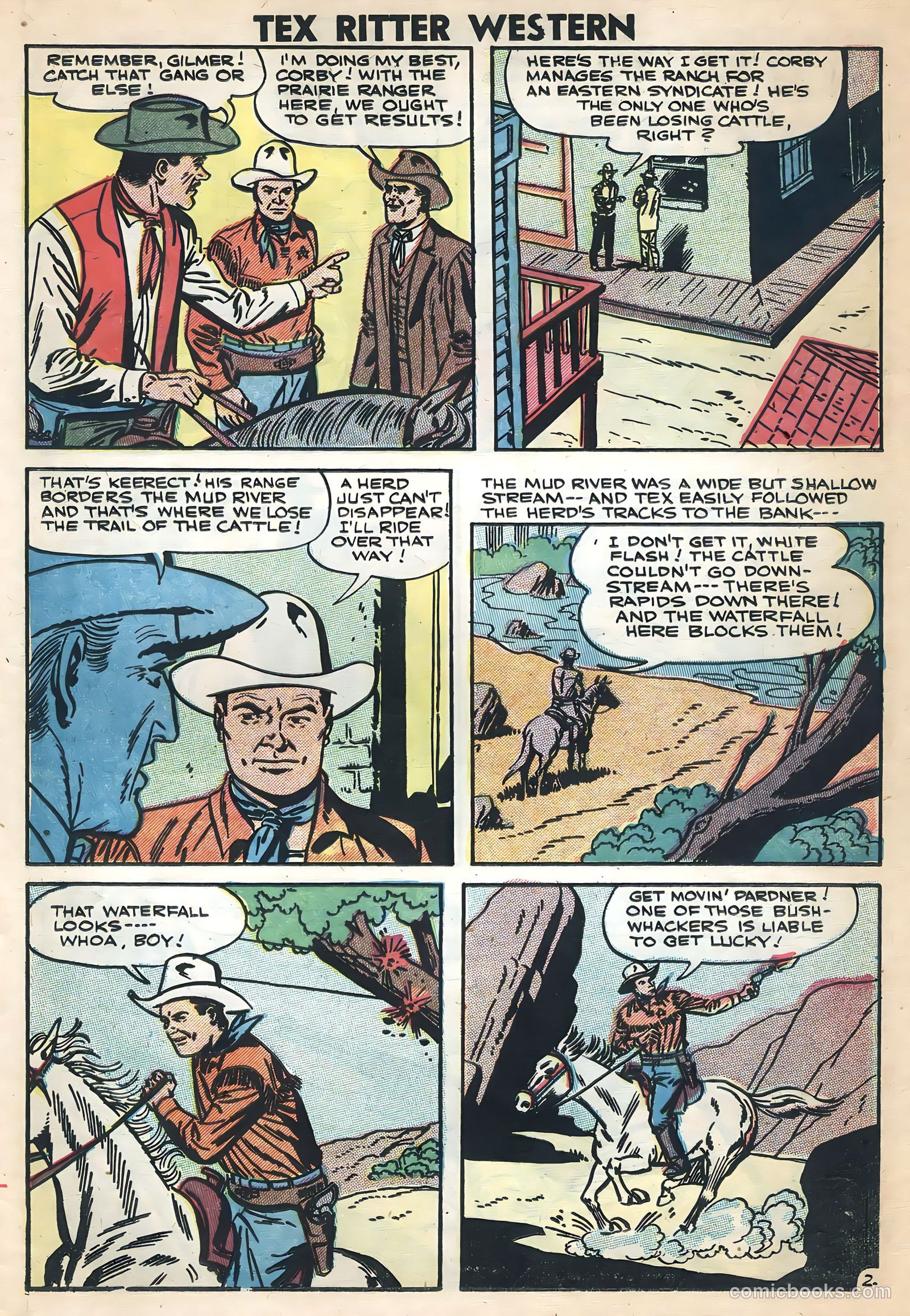 Tex Ritter Western #36 — page 23 of 36
