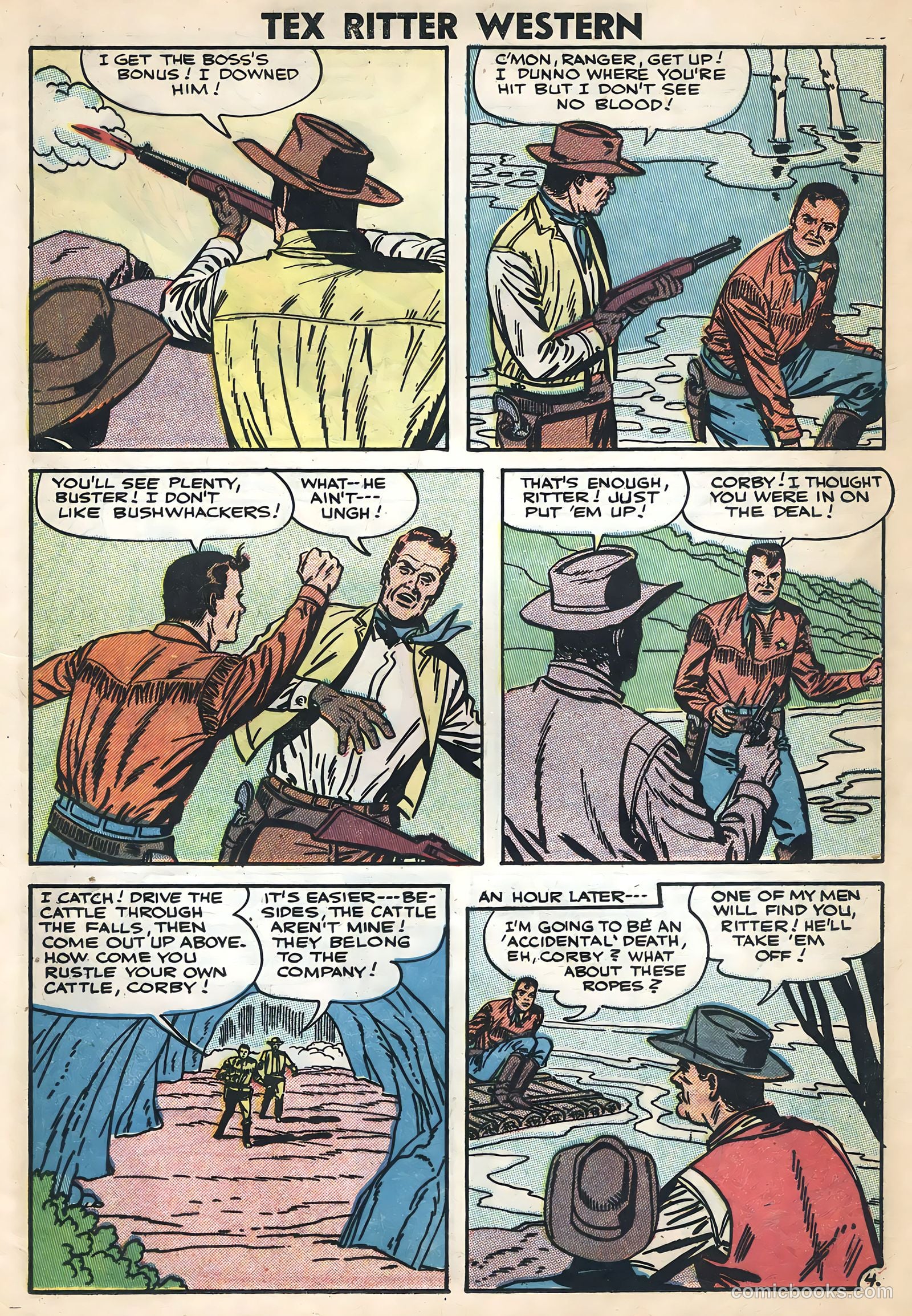 Tex Ritter Western #36 — page 25 of 36