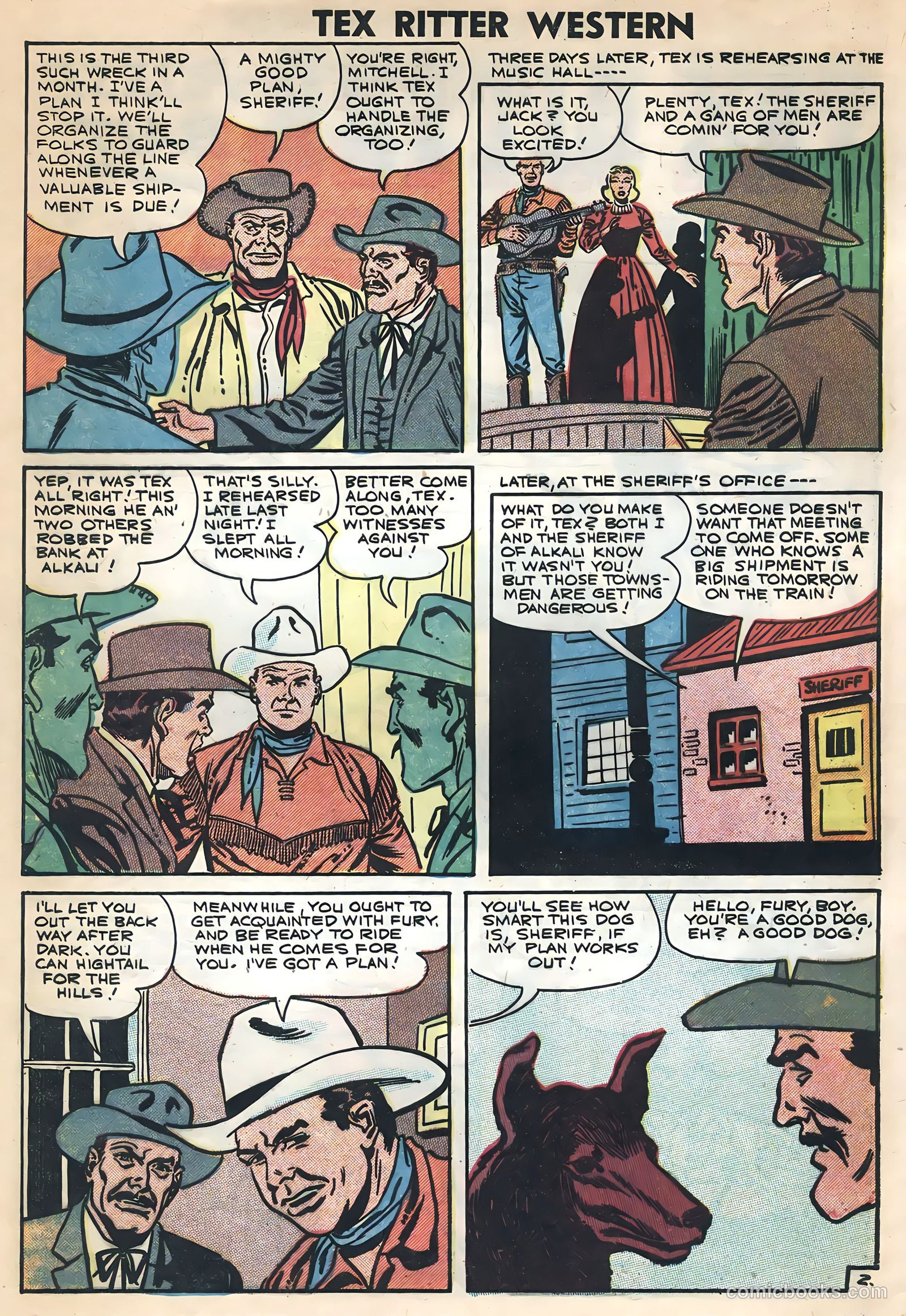 Tex Ritter Western #36 — page 28 of 36