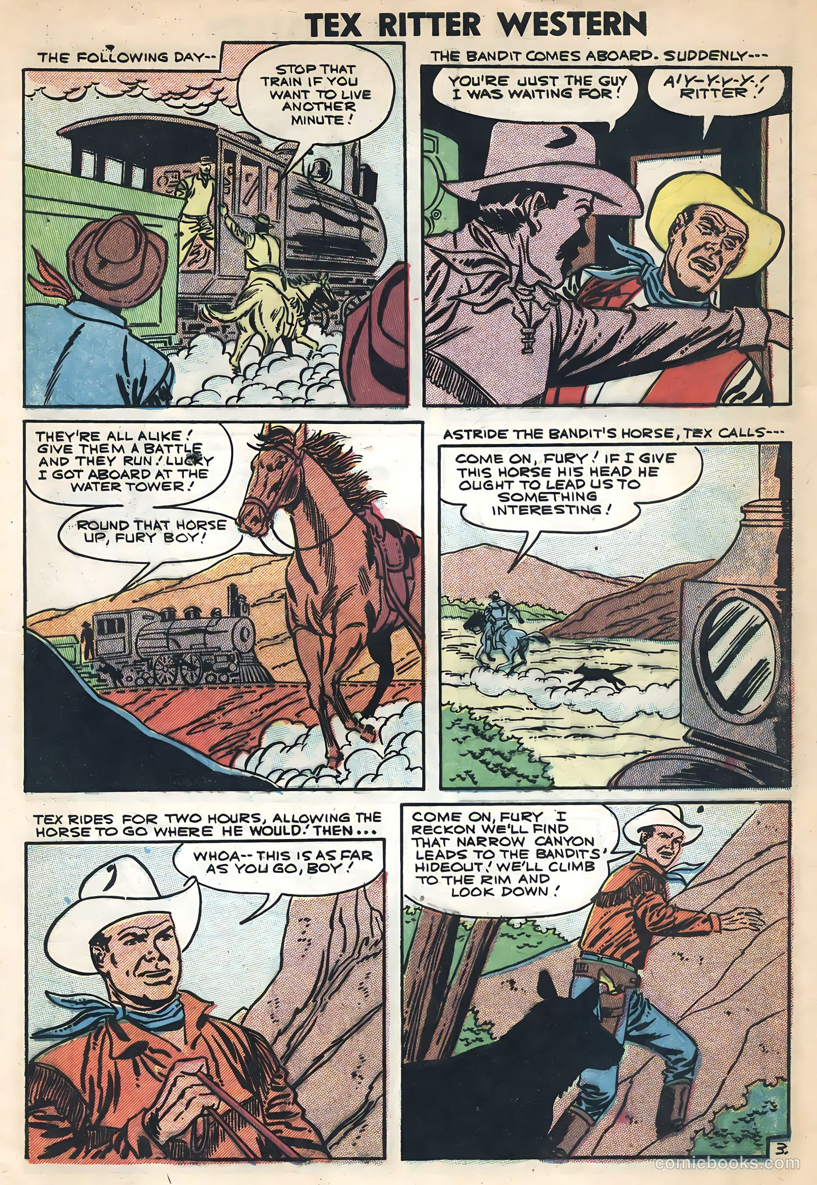 Tex Ritter Western #36 — page 29 of 36