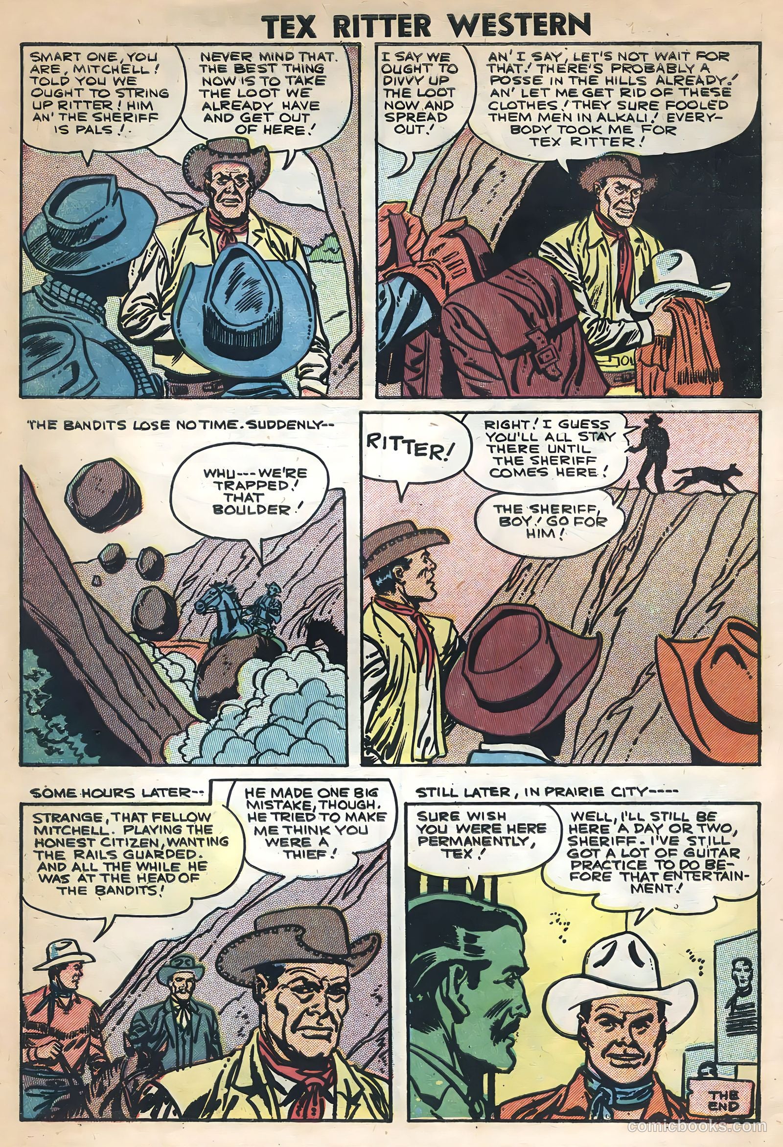 Tex Ritter Western #36 — page 30 of 36