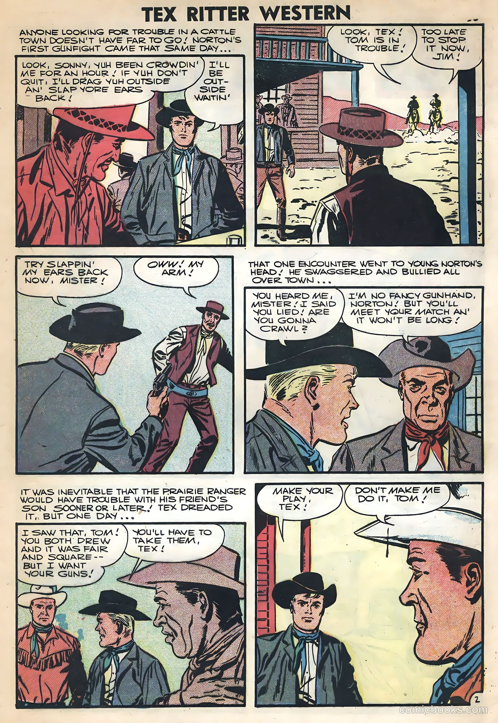 Tex Ritter Western #36 — page 32 of 36