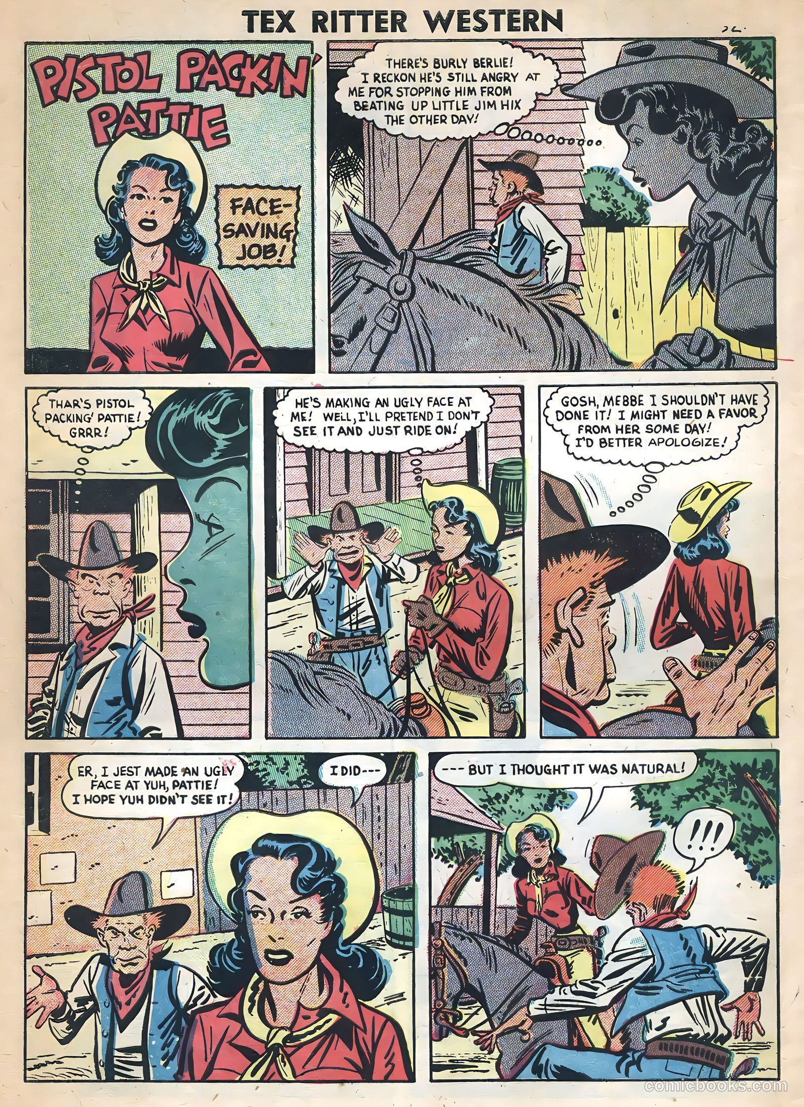 Tex Ritter Western #36 — page 34 of 36