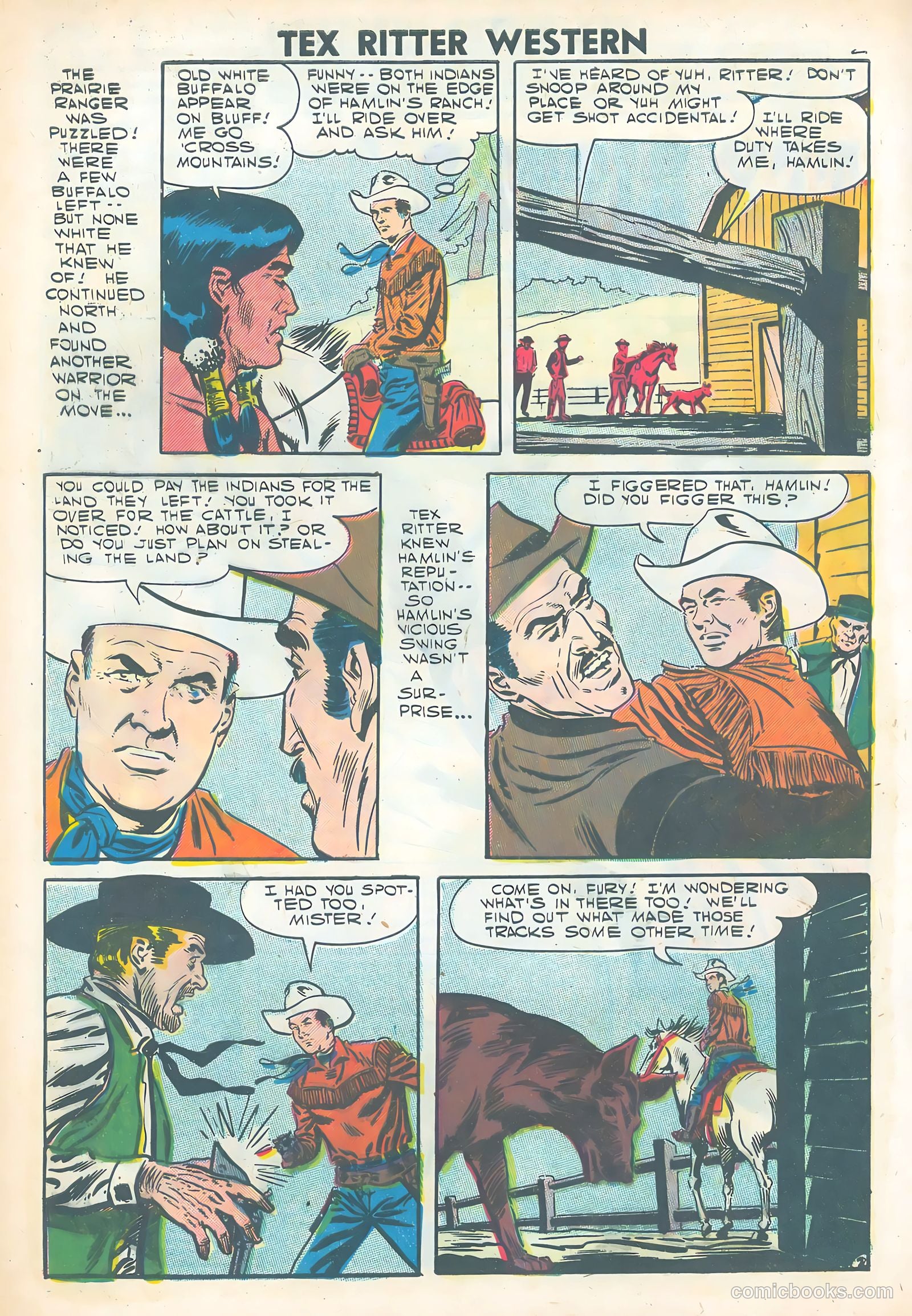 Tex Ritter Western #38 — page 4 of 36