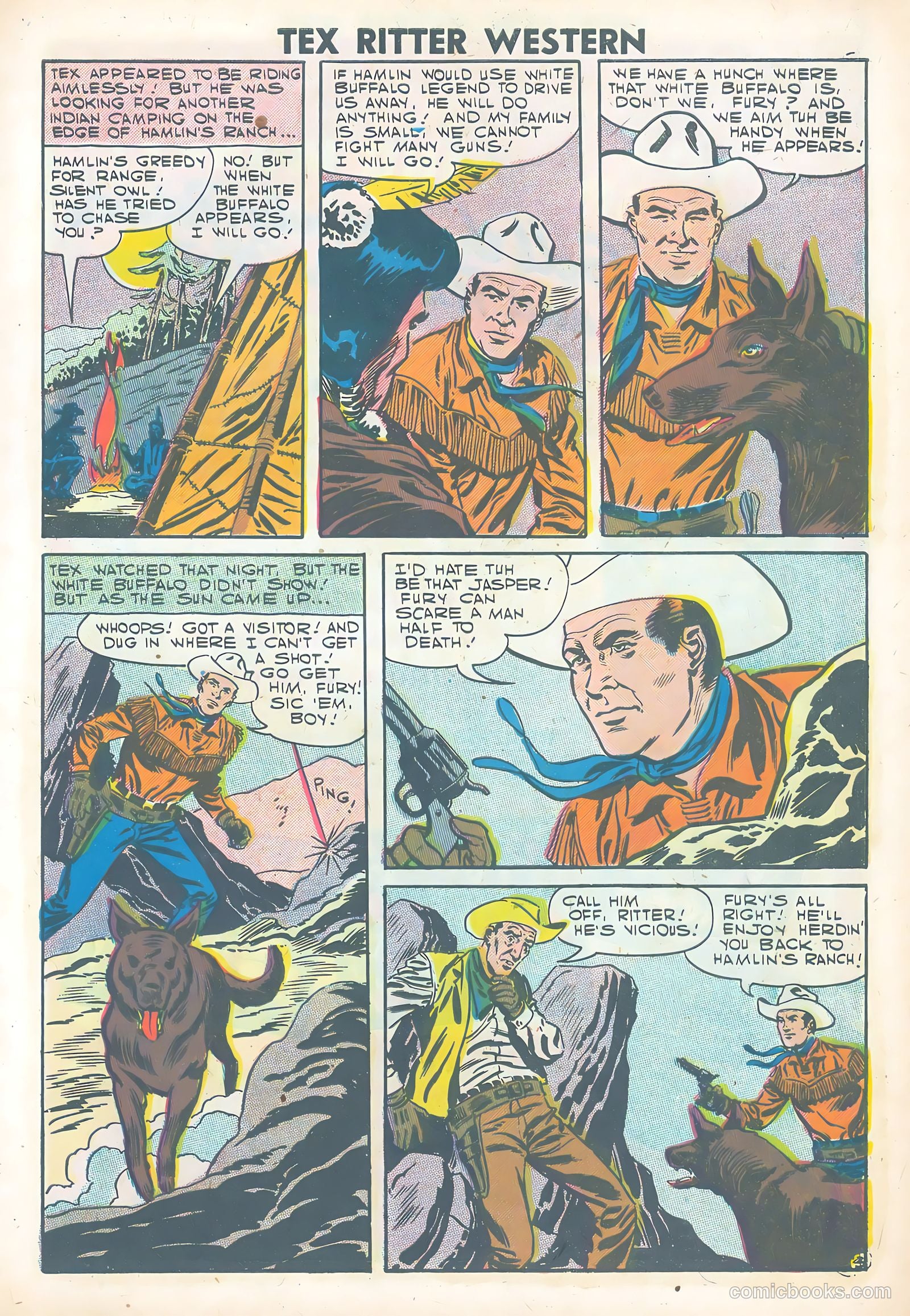Tex Ritter Western #38 — page 5 of 36