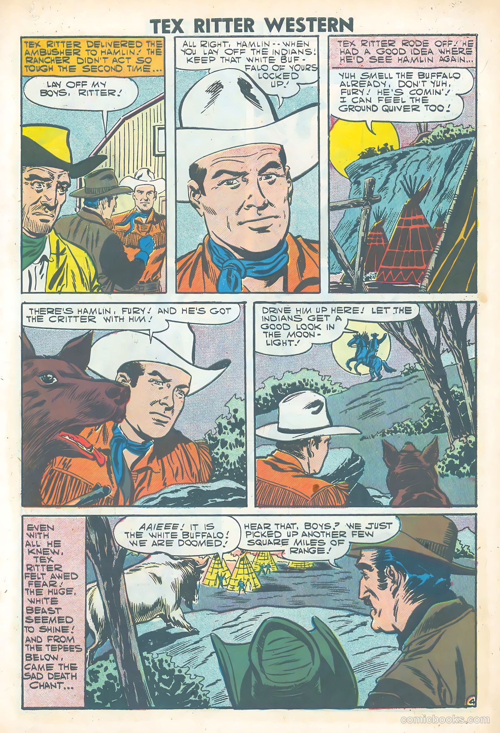 Tex Ritter Western #38 — page 7 of 36