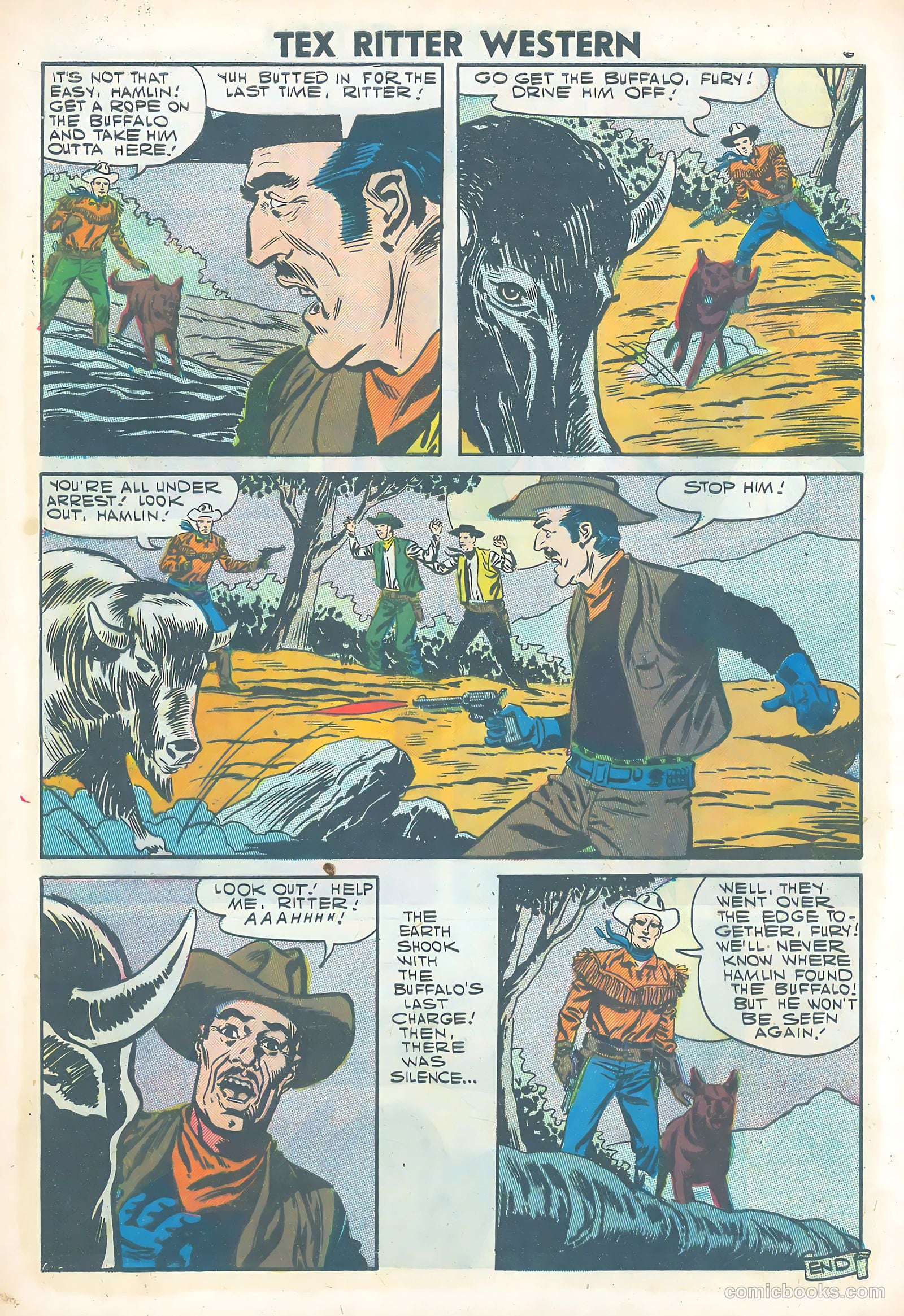 Tex Ritter Western #38 — page 8 of 36