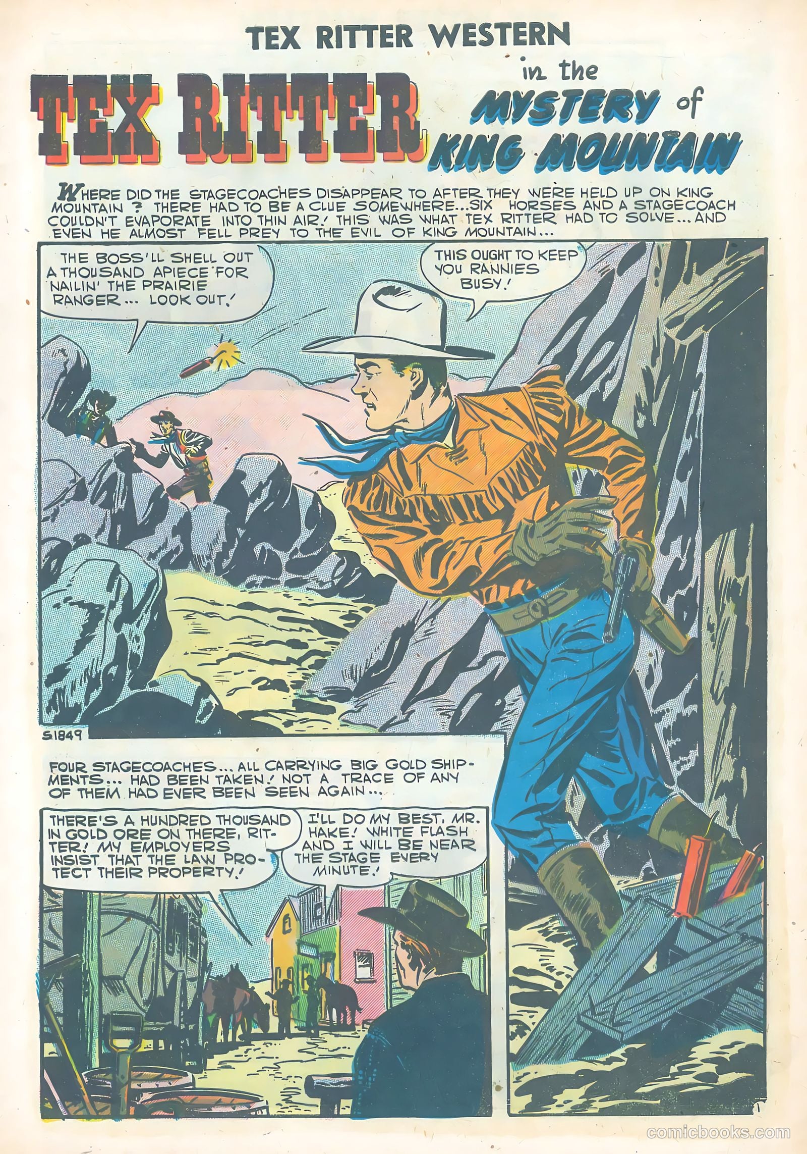 Tex Ritter Western #38 — page 9 of 36