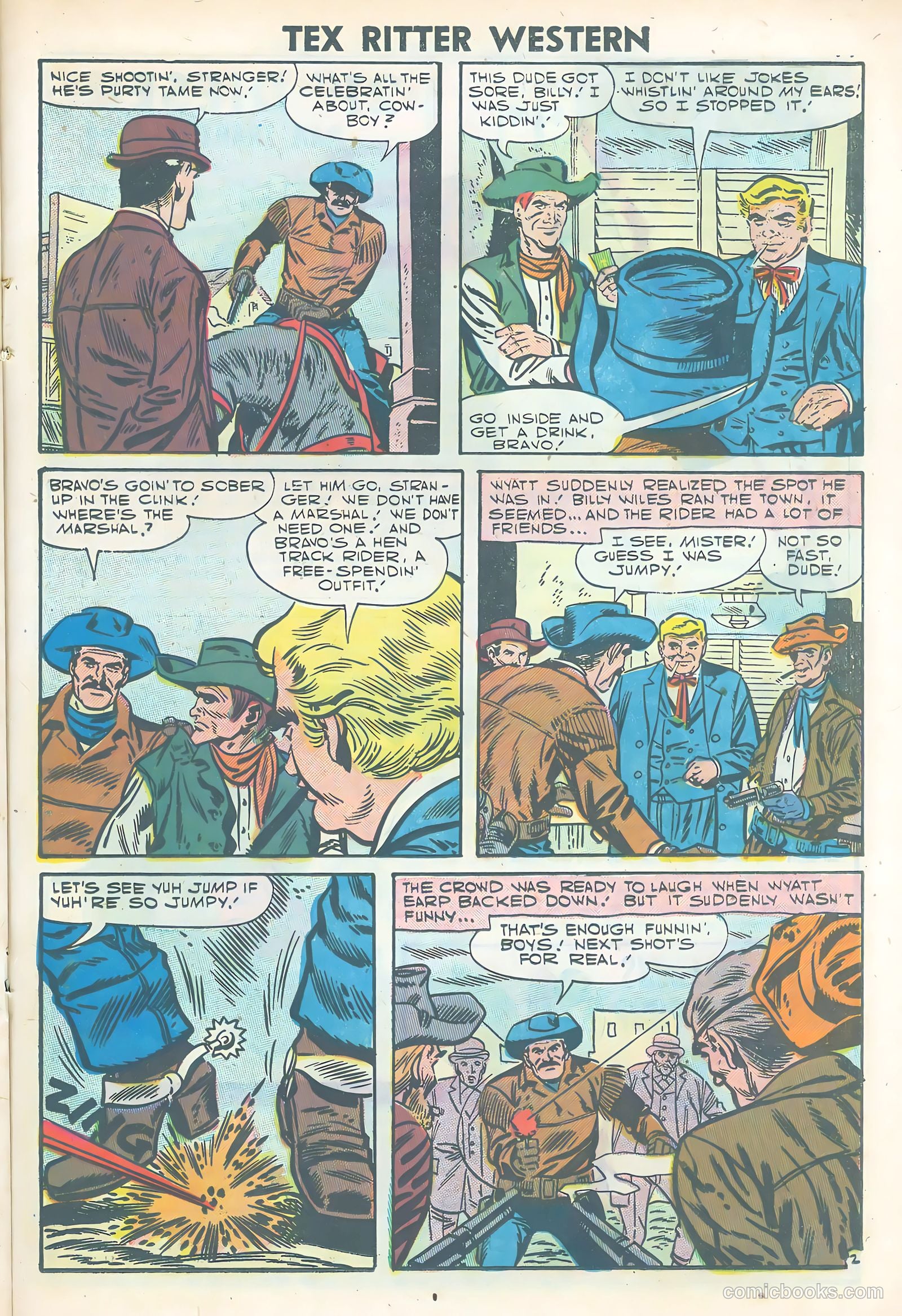Tex Ritter Western #38 — page 21 of 36
