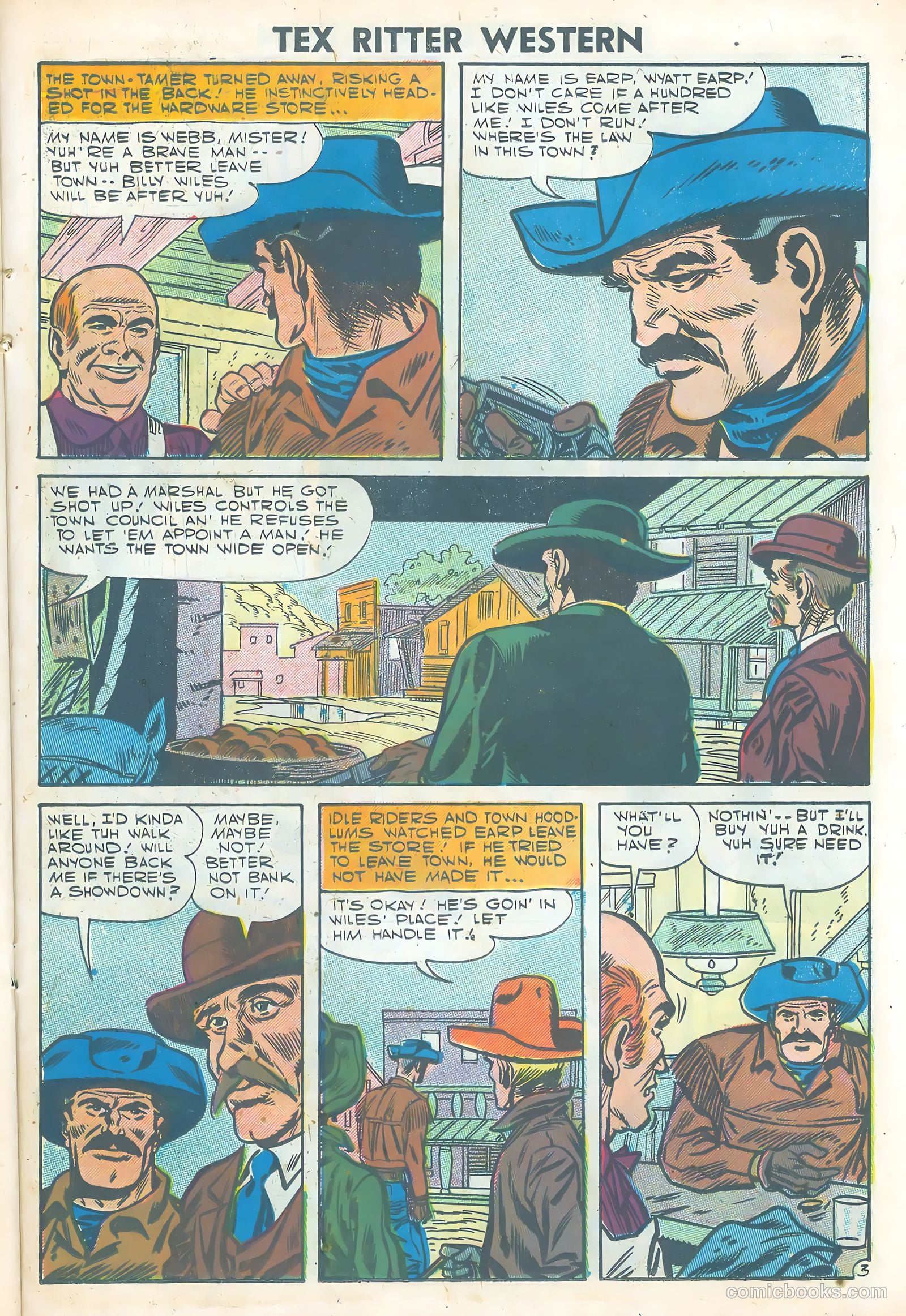 Tex Ritter Western #38 — page 23 of 36