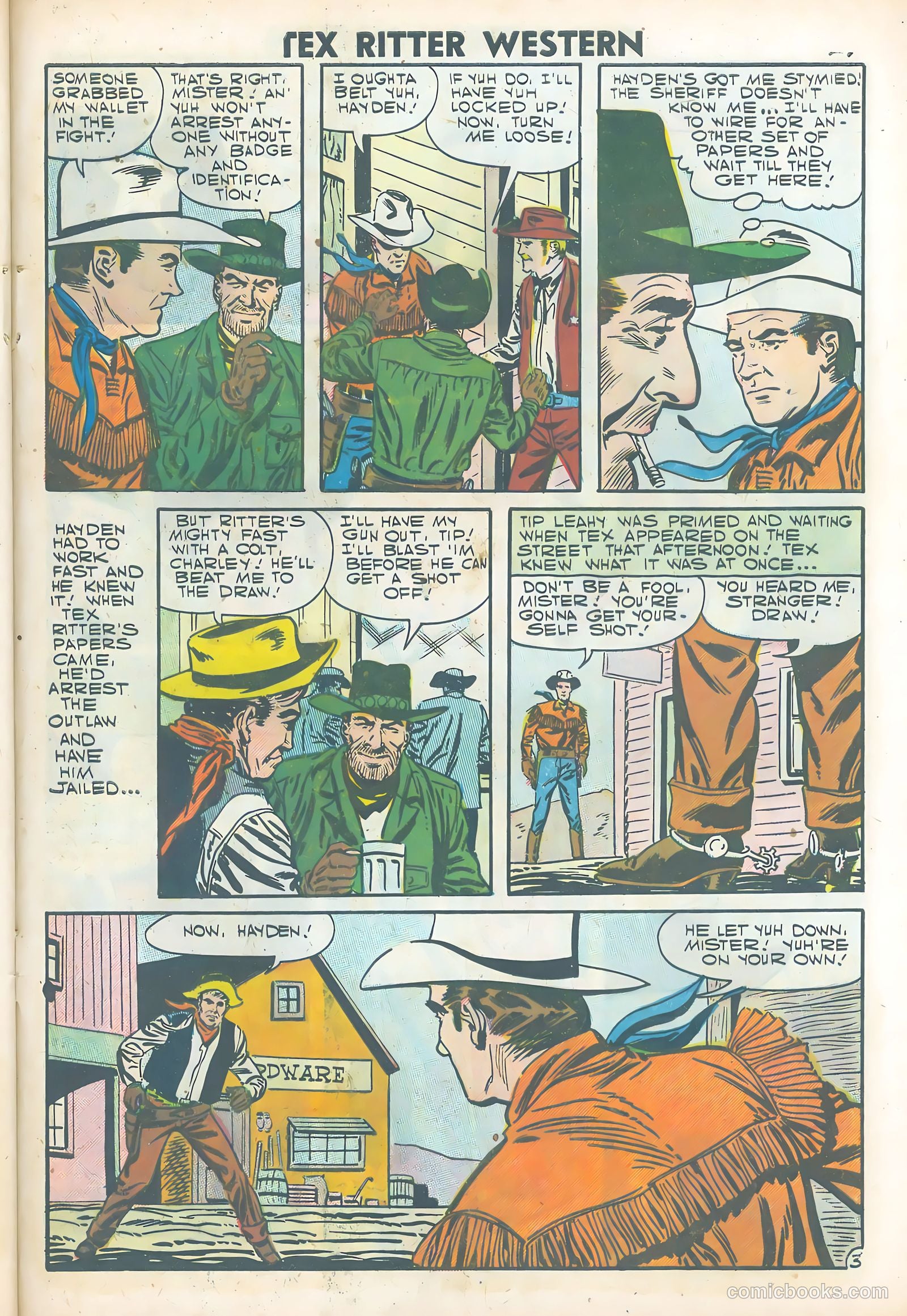 Tex Ritter Western #38 — page 29 of 36