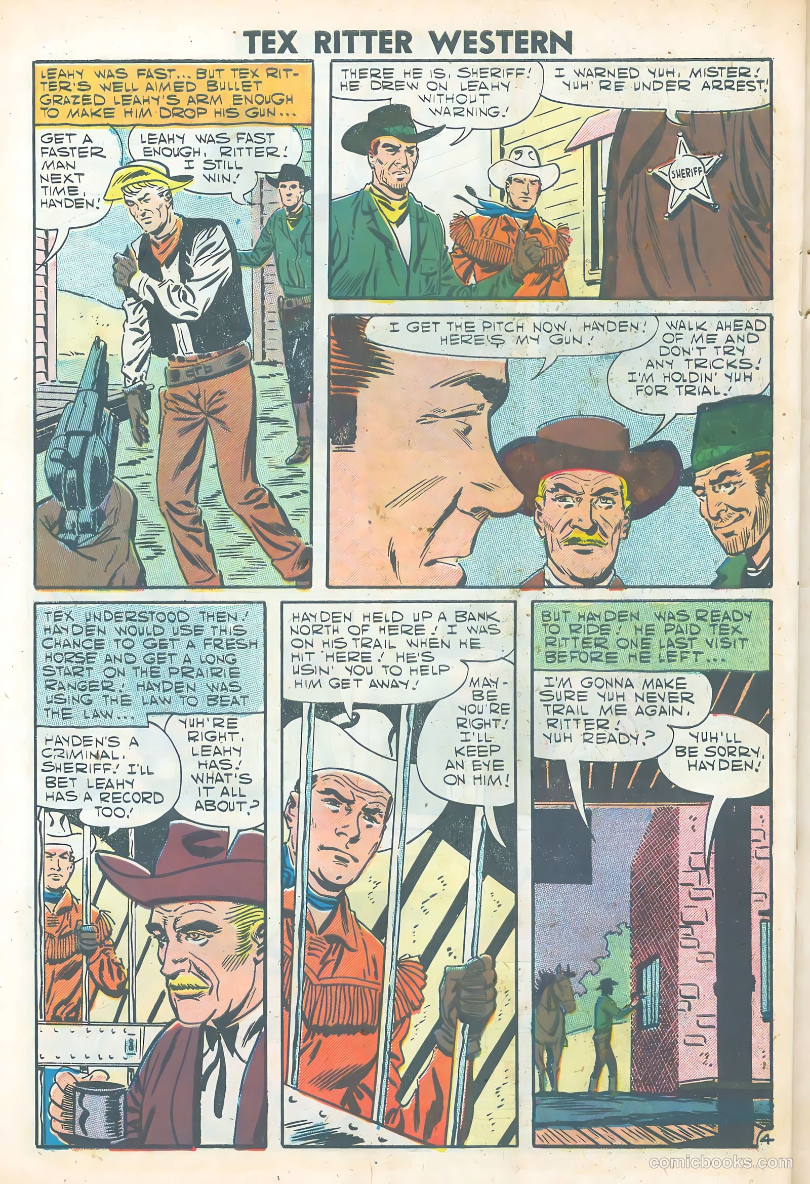 Tex Ritter Western #38 — page 30 of 36