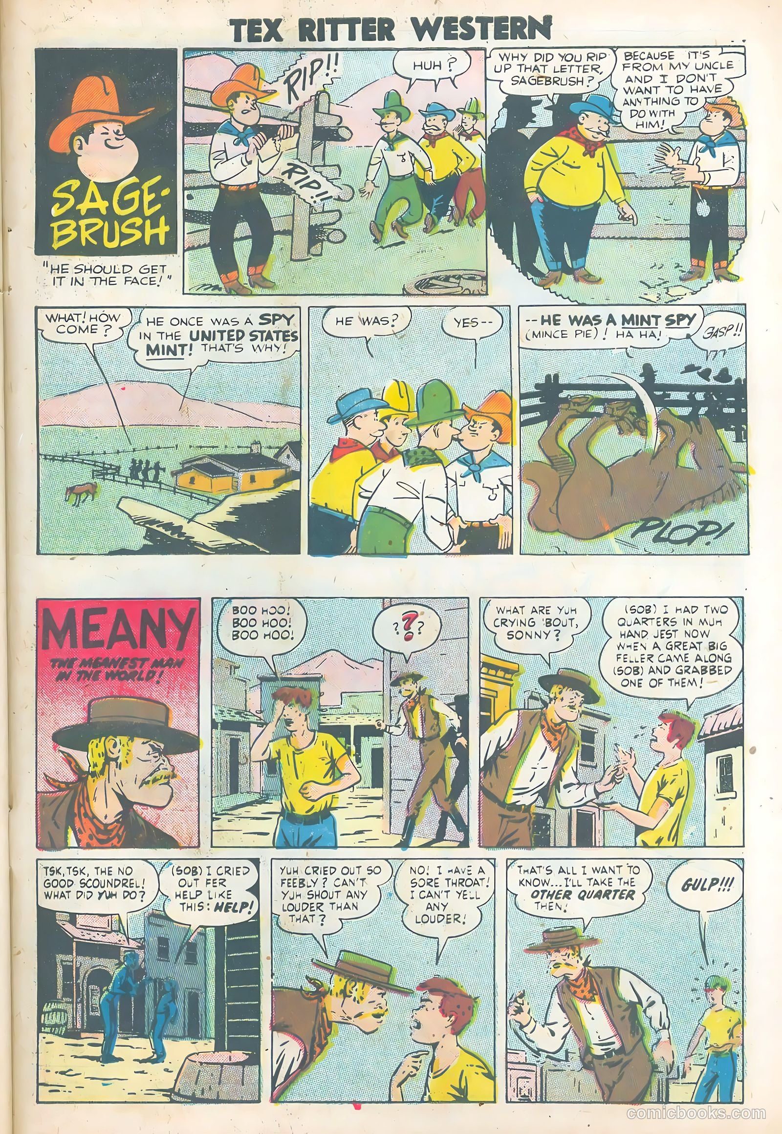 Tex Ritter Western #38 — page 33 of 36