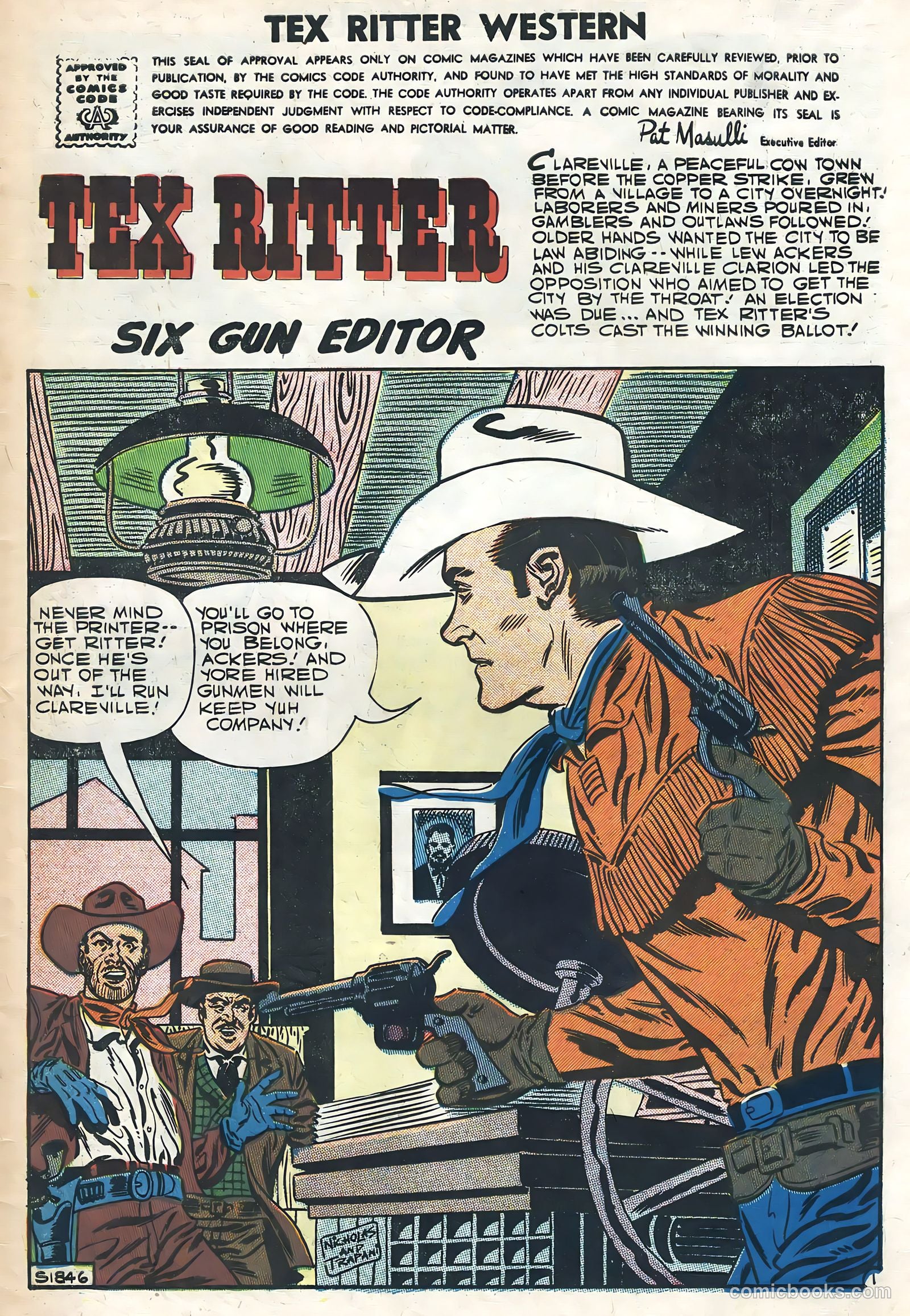 Tex Ritter Western #39 — page 3 of 36