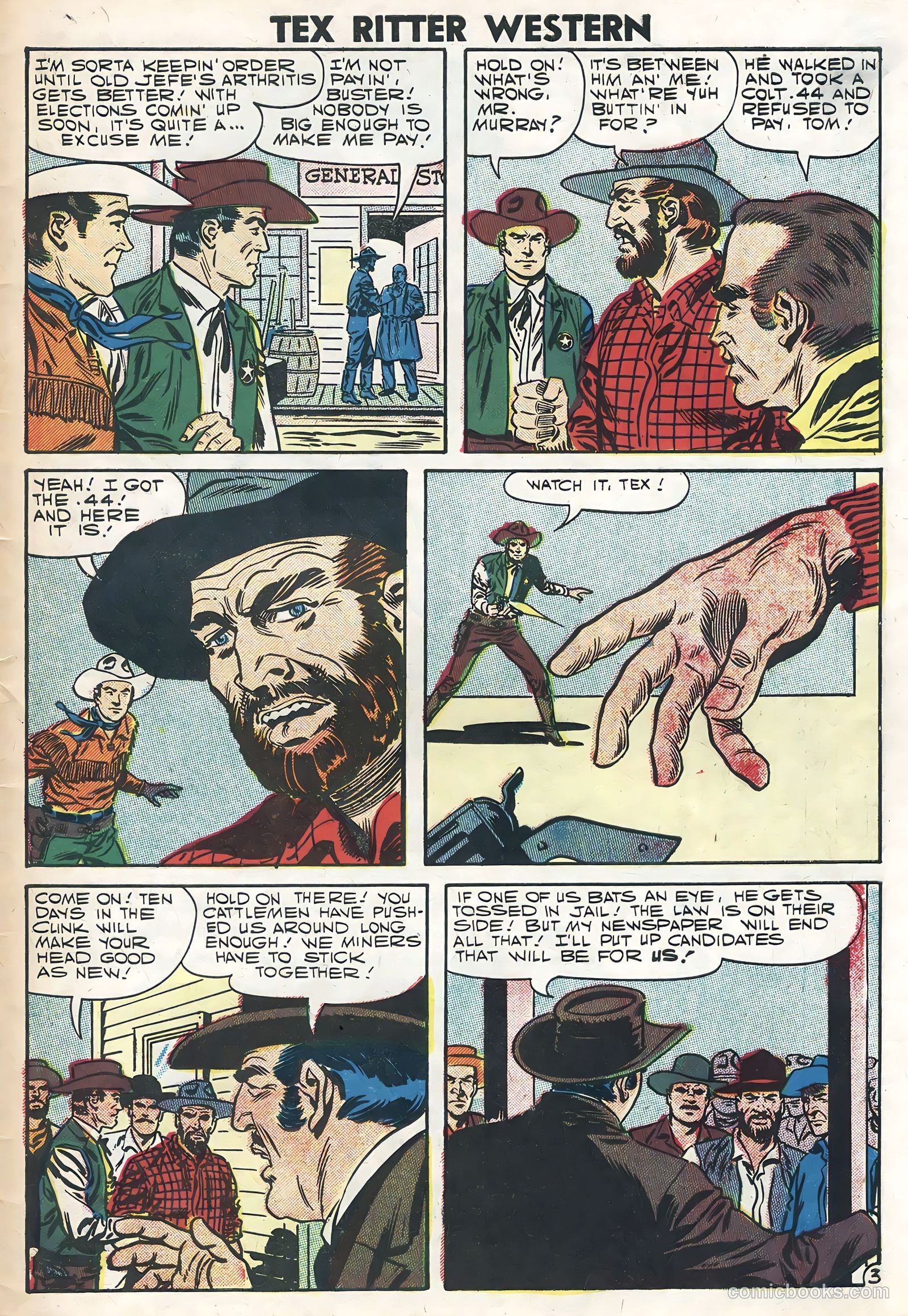 Tex Ritter Western #39 — page 5 of 36