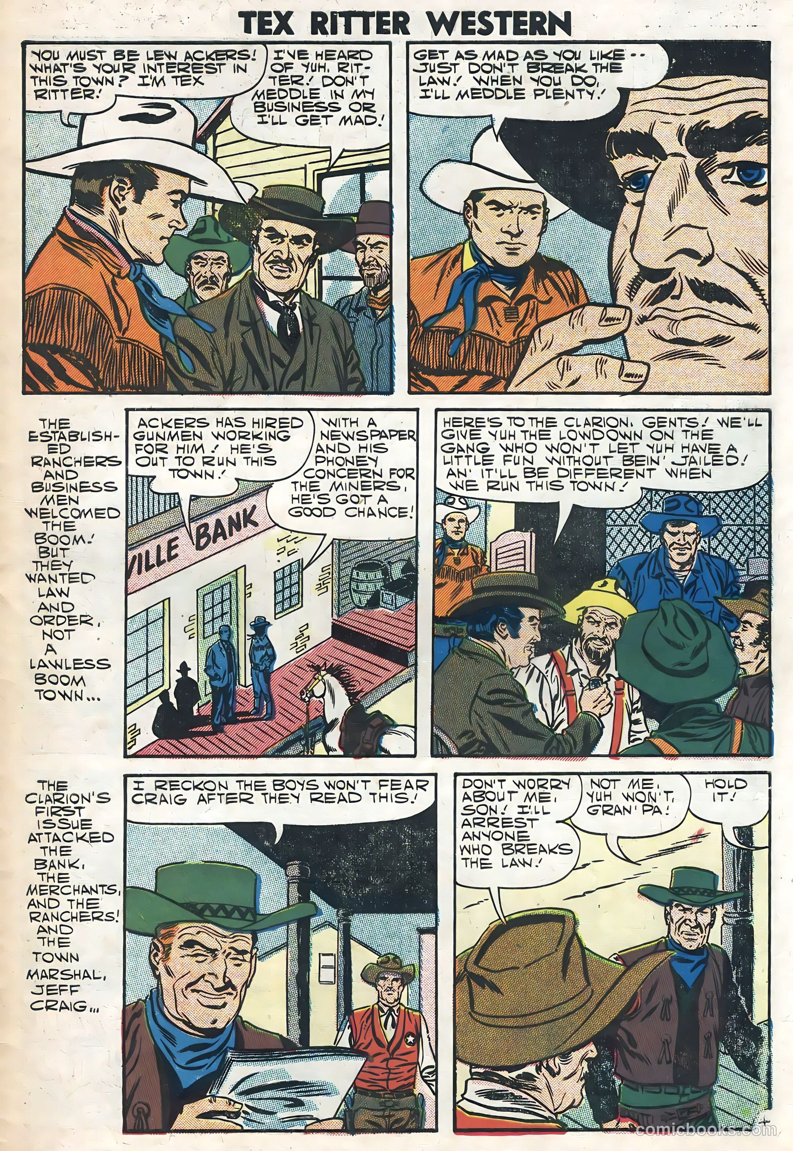 Tex Ritter Western #39 — page 7 of 36