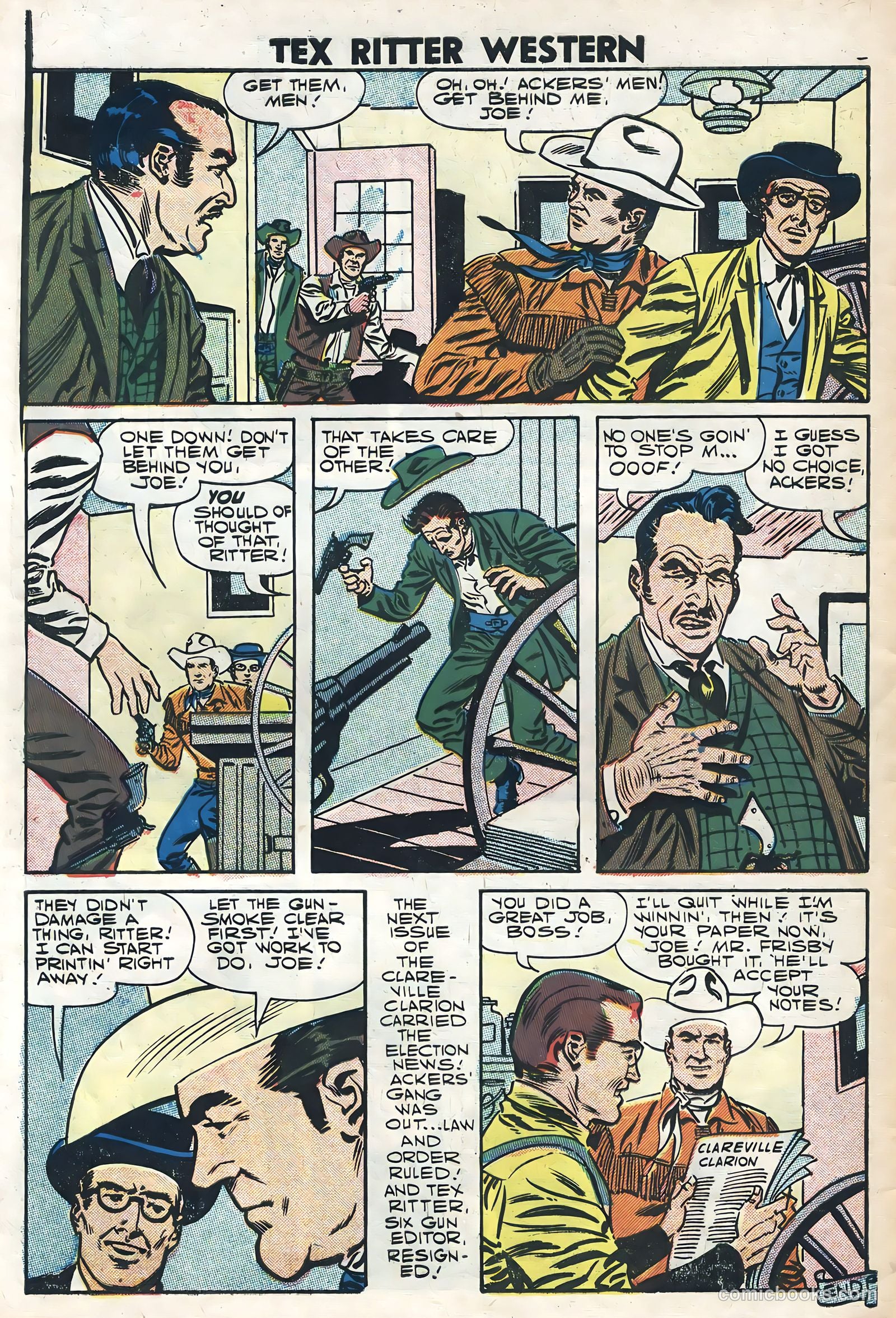 Tex Ritter Western #39 — page 10 of 36