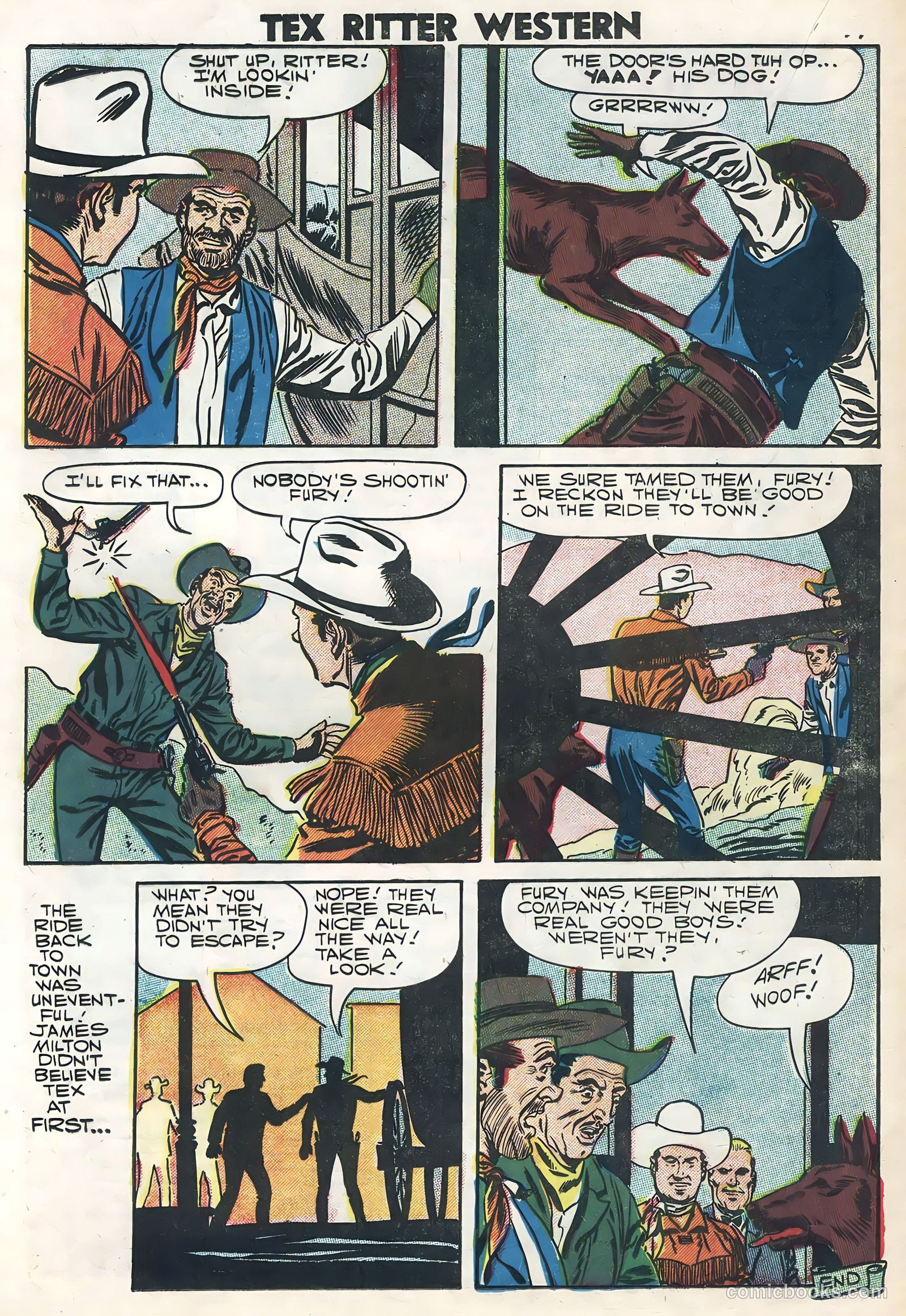 Tex Ritter Western #39 — page 16 of 36