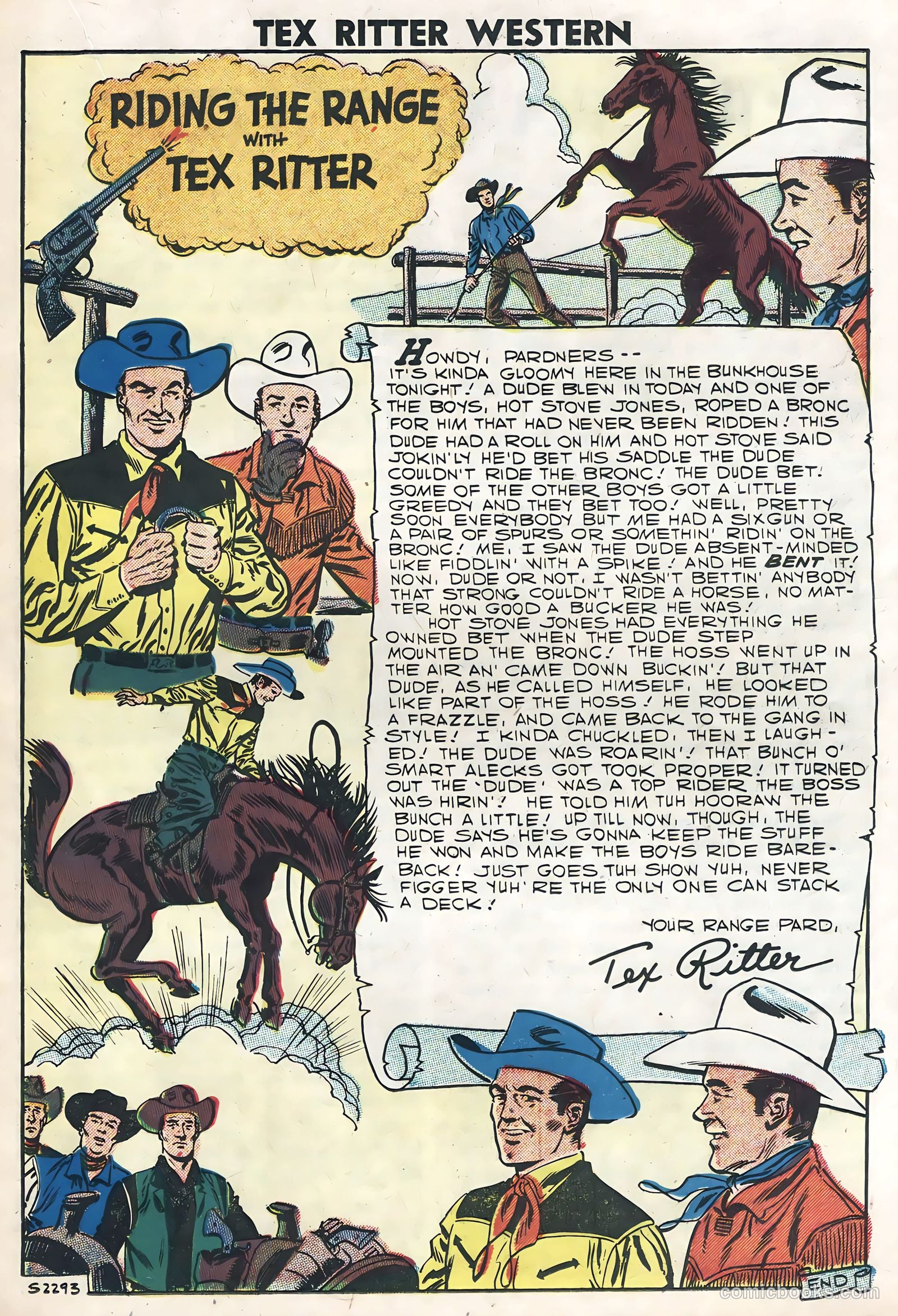 Tex Ritter Western #39 — page 17 of 36