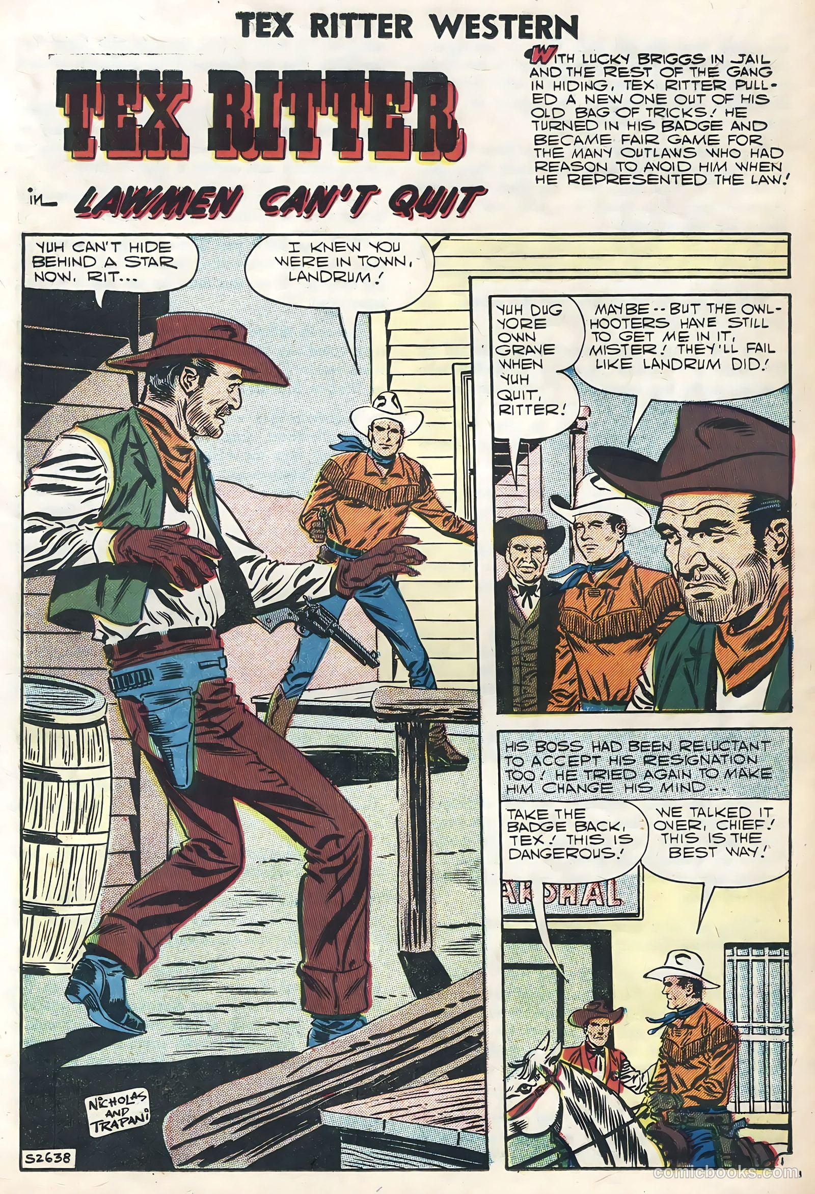 Tex Ritter Western #39 — page 20 of 36
