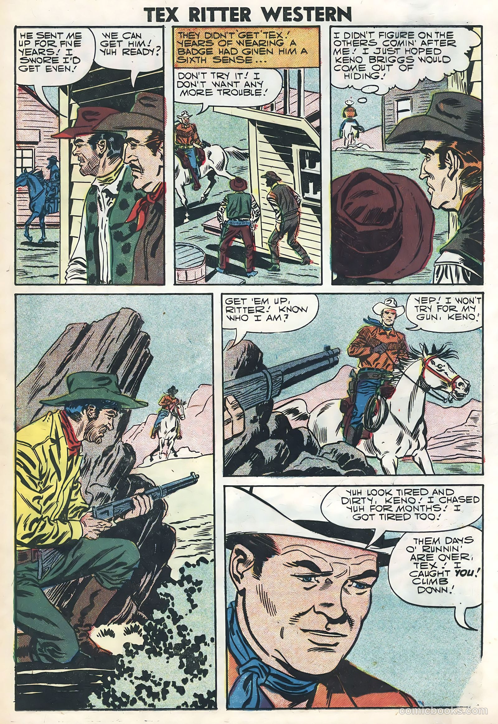 Tex Ritter Western #39 — page 21 of 36