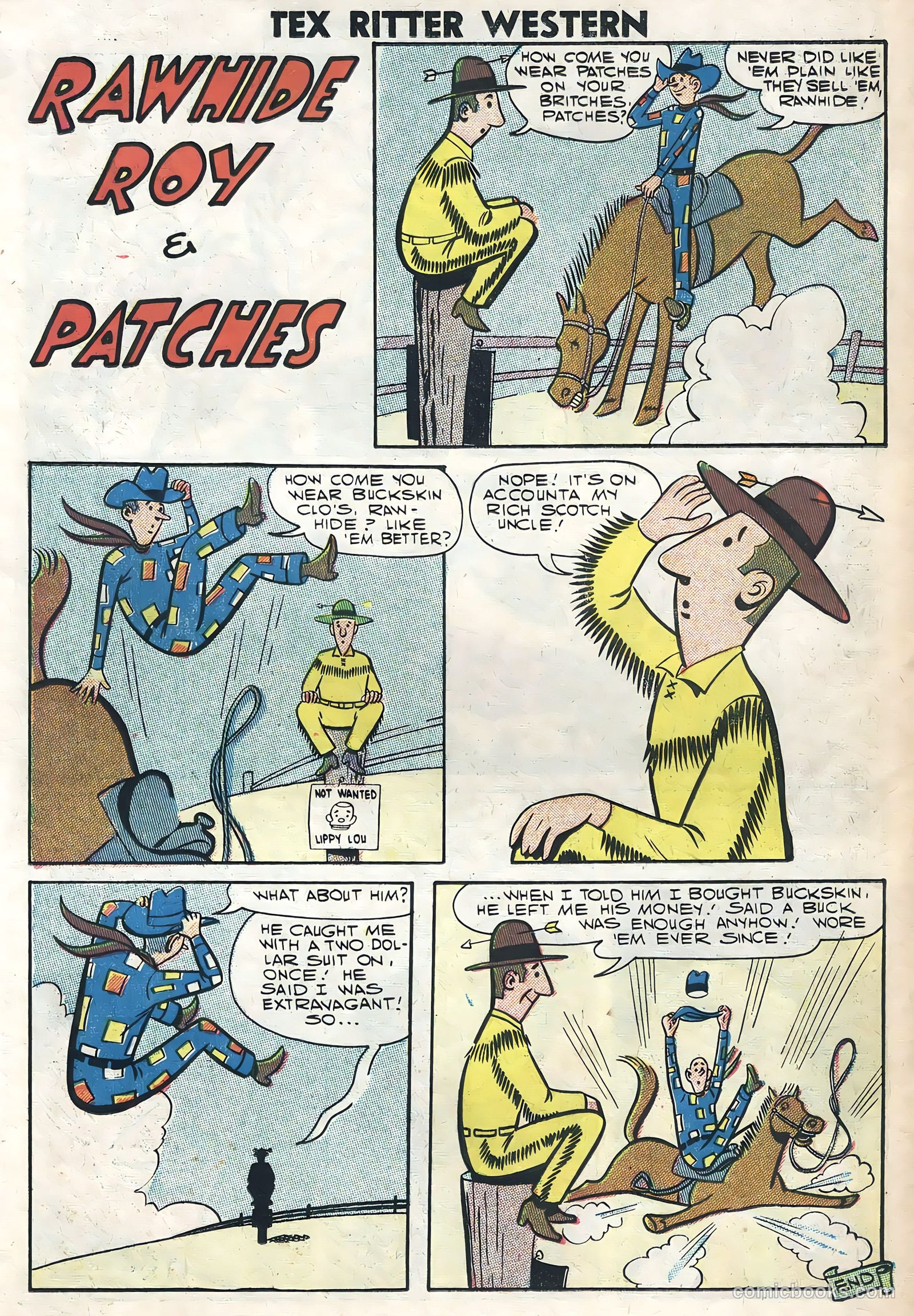 Tex Ritter Western #39 — page 26 of 36