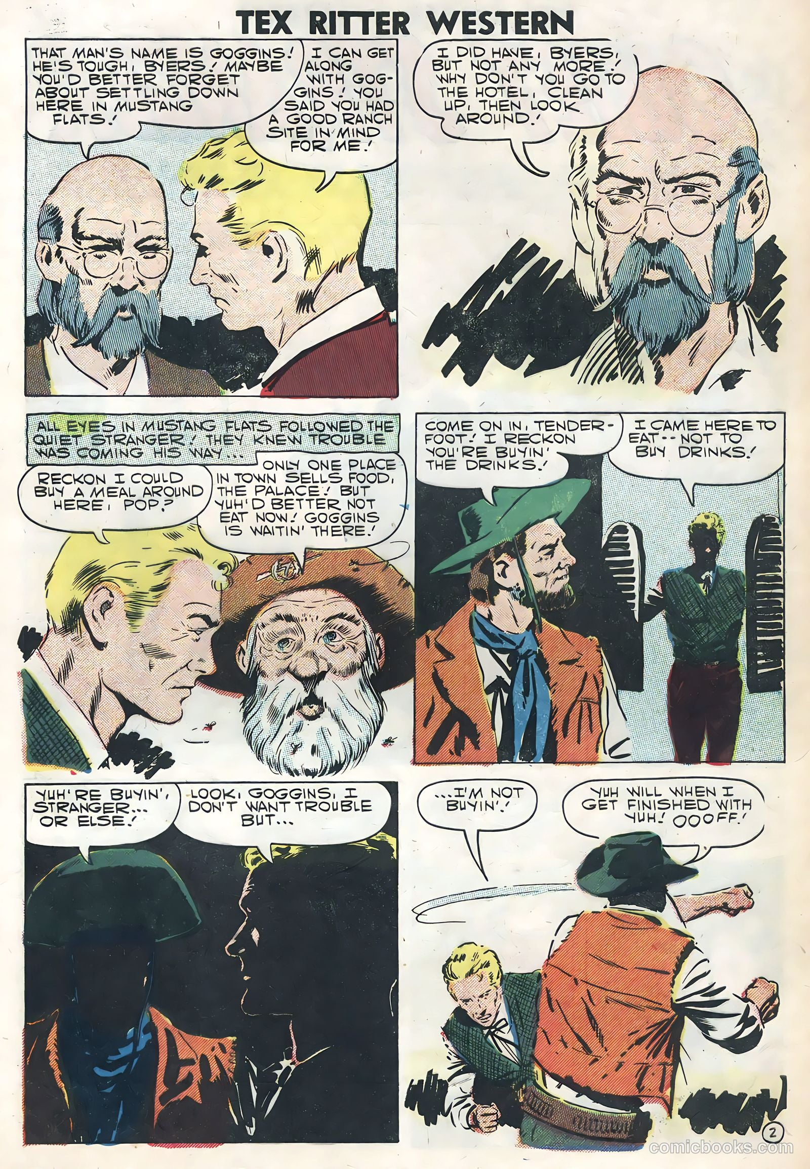 Tex Ritter Western #39 — page 28 of 36