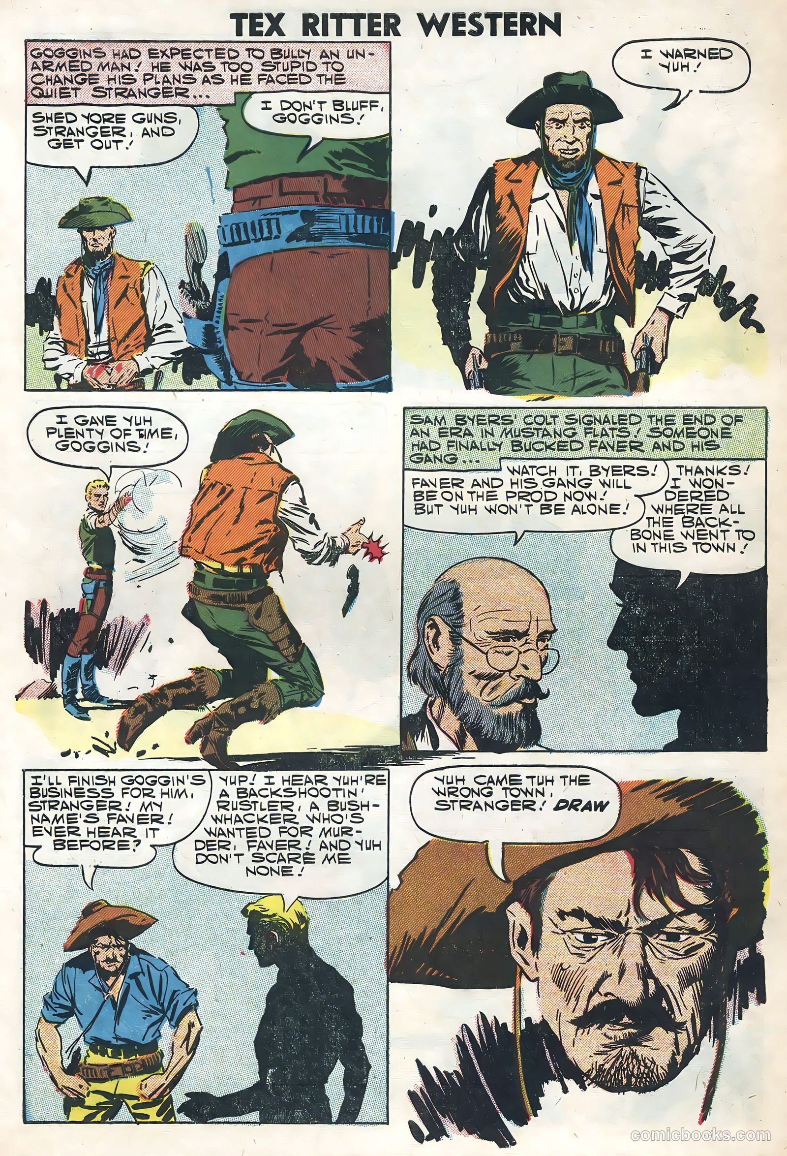 Tex Ritter Western #39 — page 30 of 36