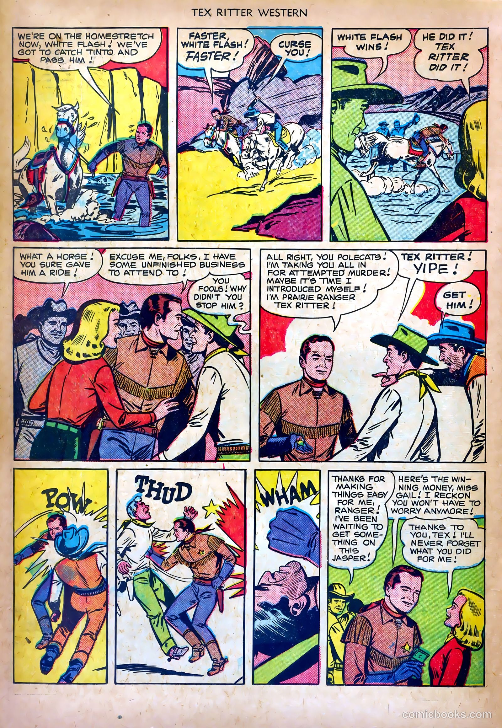 Tex Ritter Western #4 — page 22 of 36