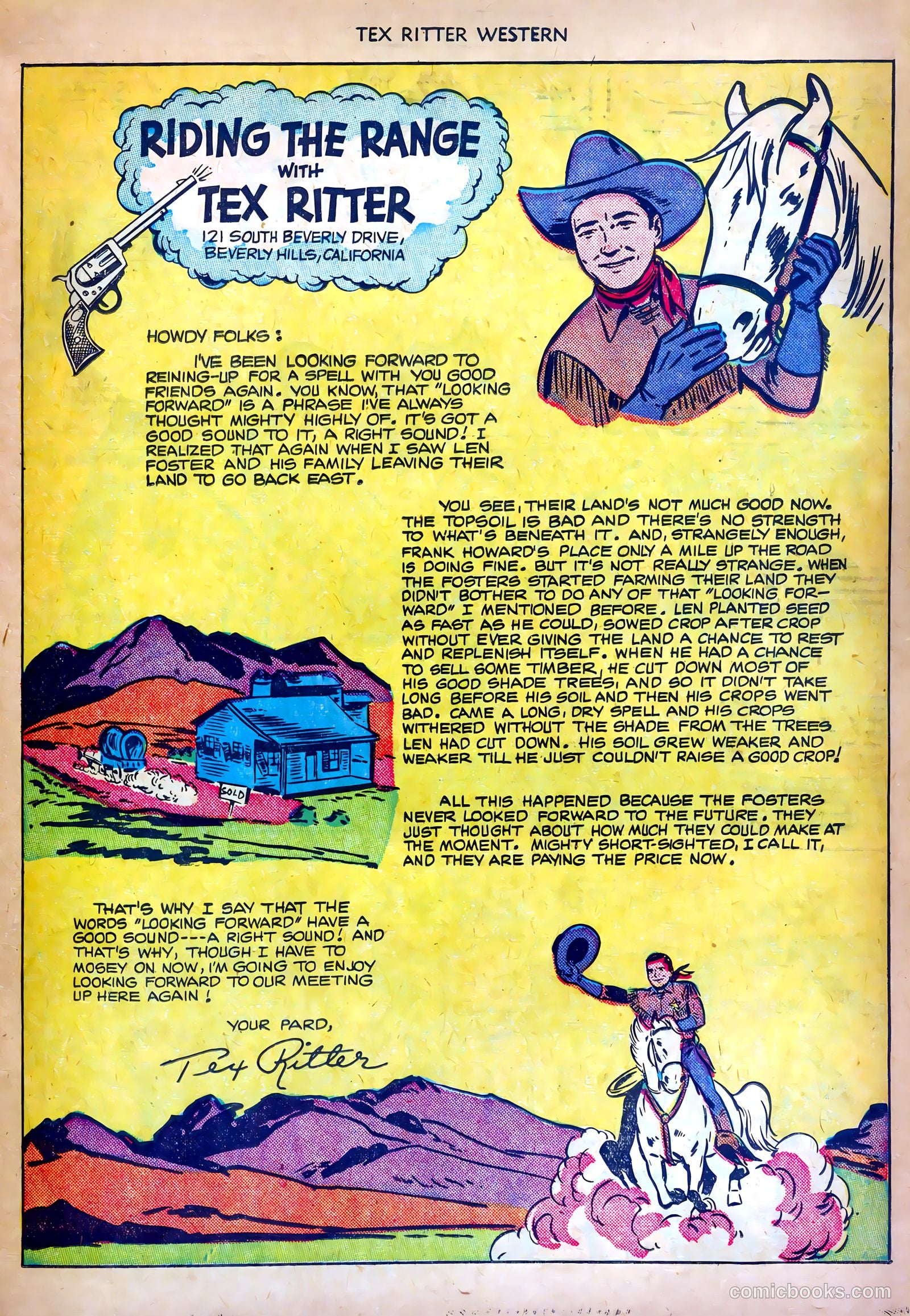Tex Ritter Western #4 — page 23 of 36