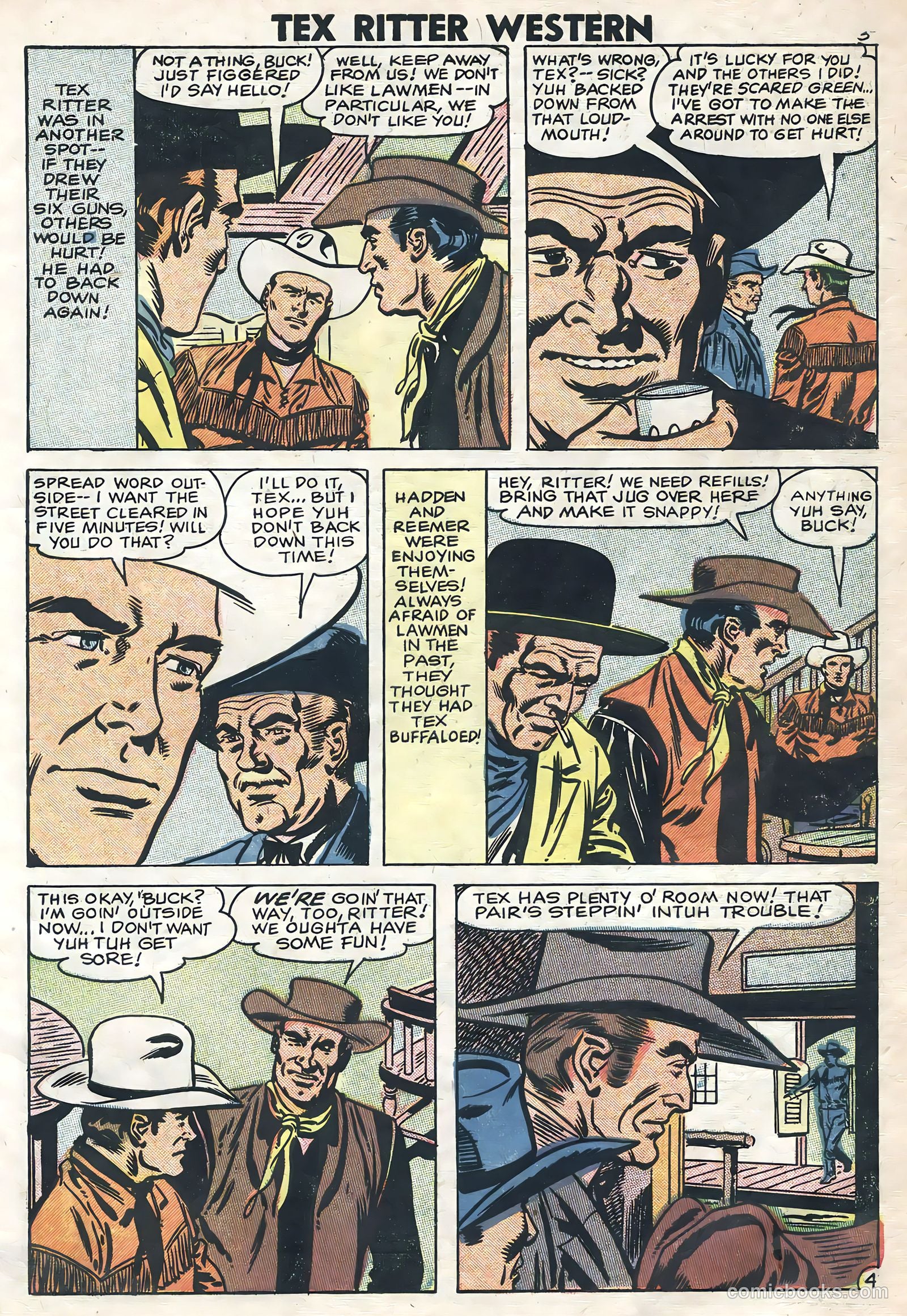 Tex Ritter Western #40 — page 7 of 36