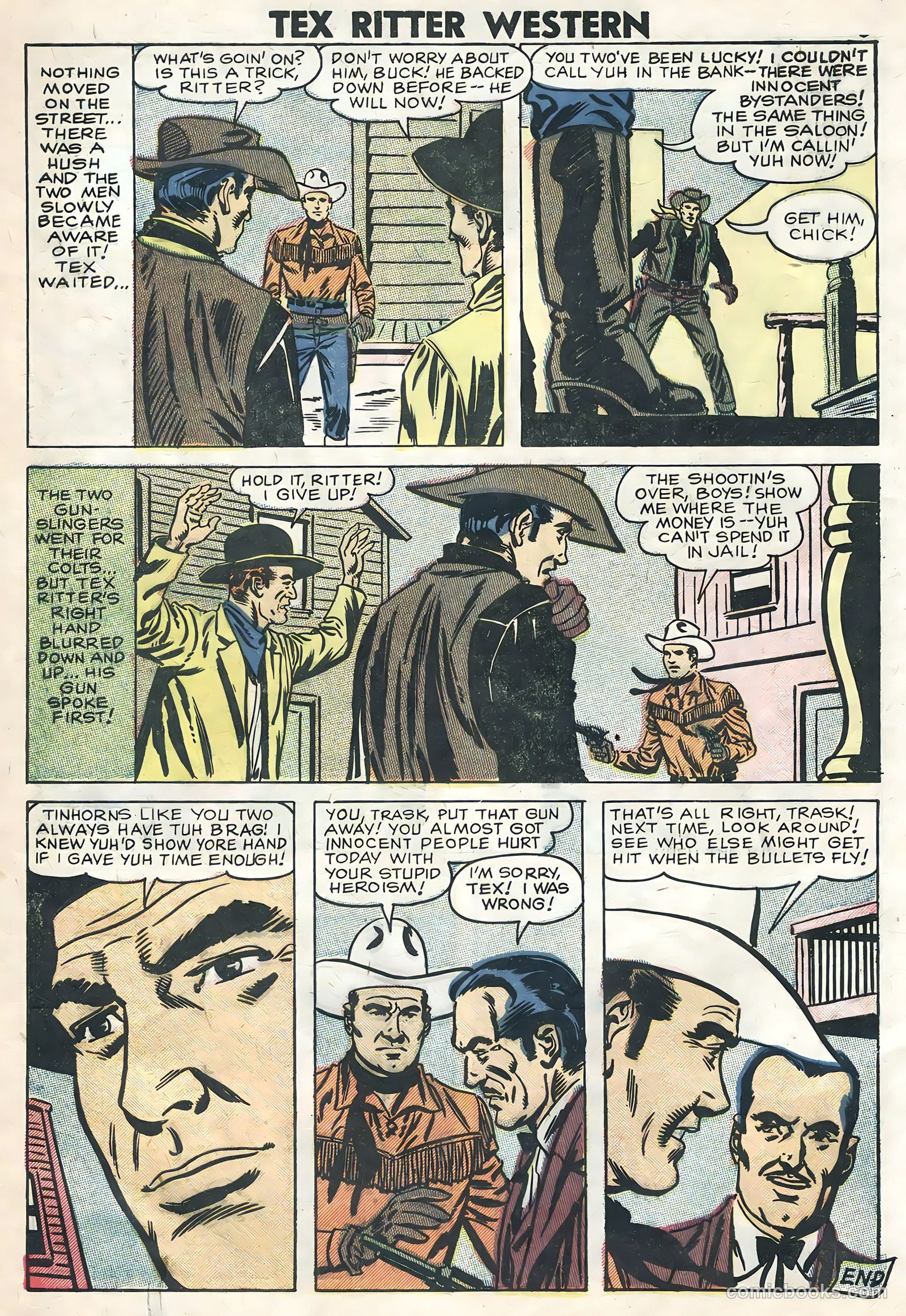 Tex Ritter Western #40 — page 8 of 36