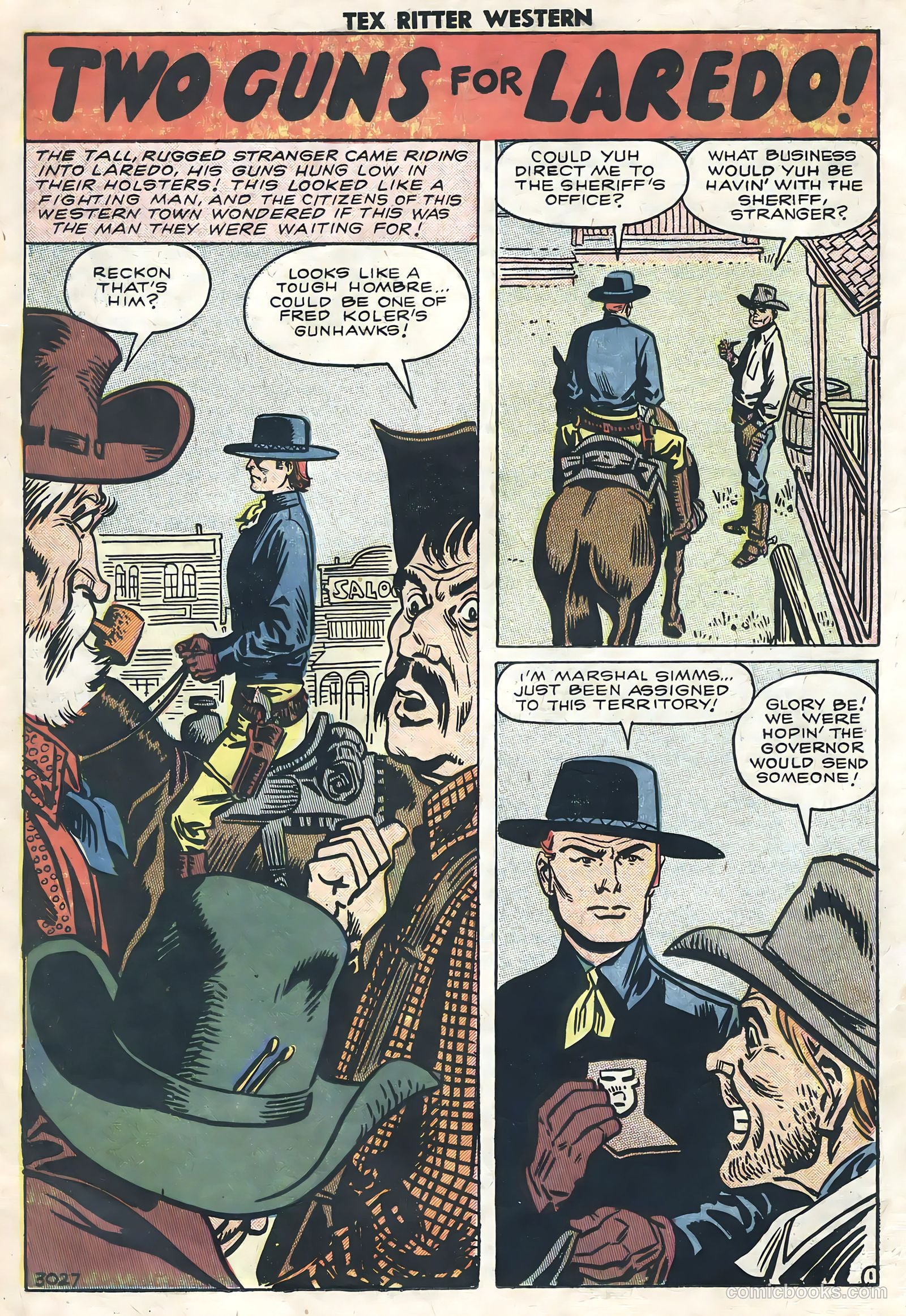 Tex Ritter Western #40 — page 18 of 36
