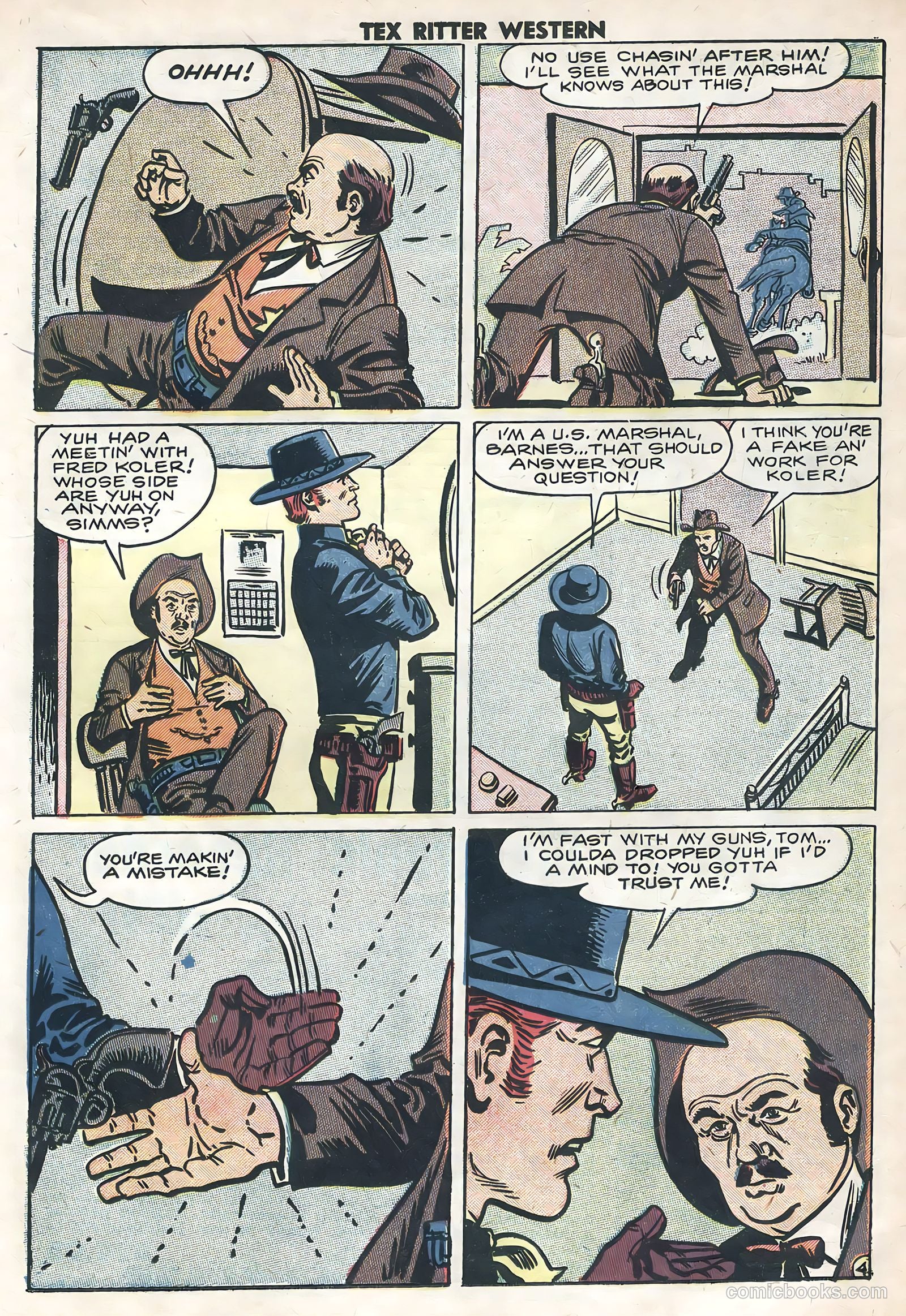 Tex Ritter Western #40 — page 21 of 36