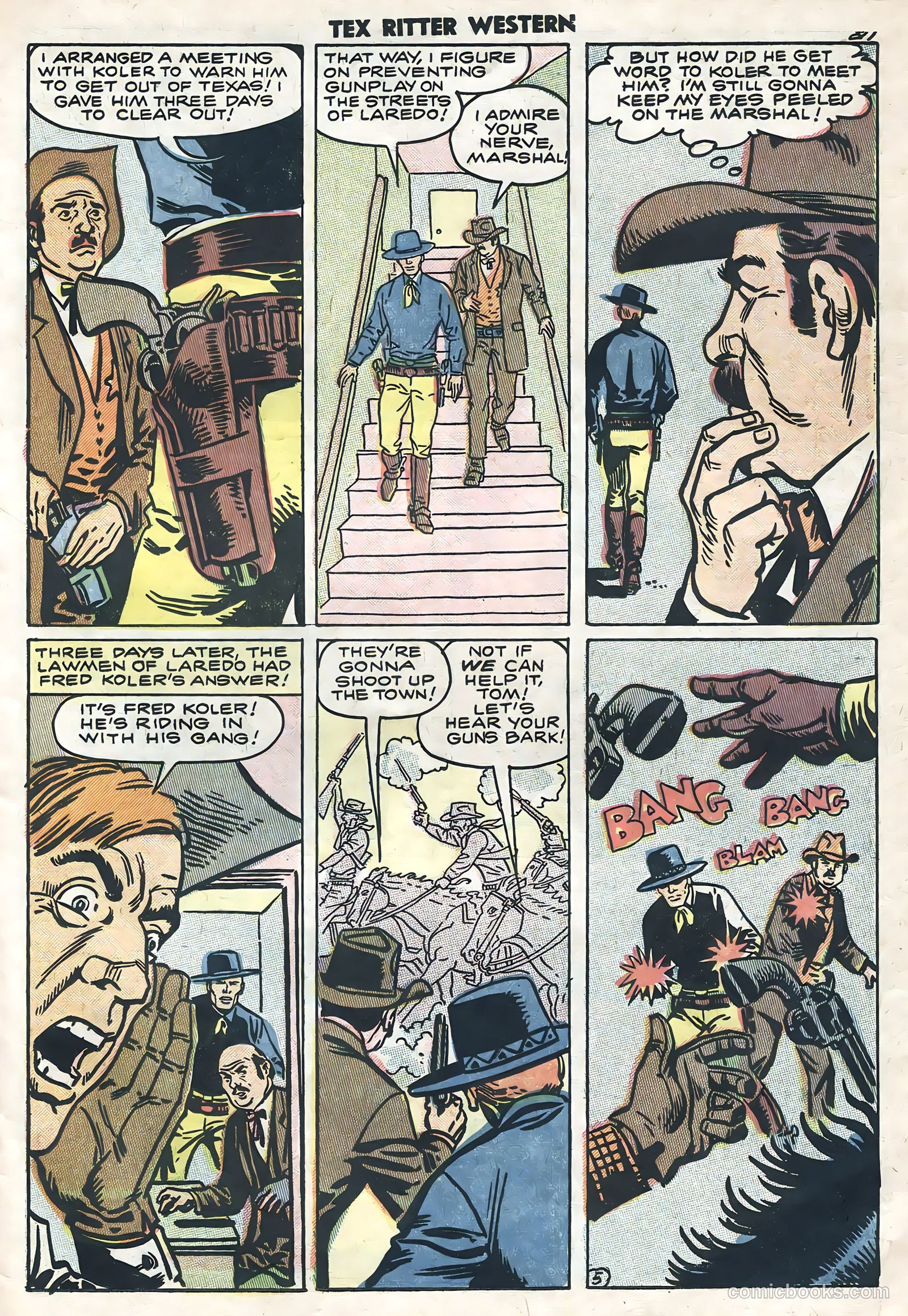 Tex Ritter Western #40 — page 23 of 36