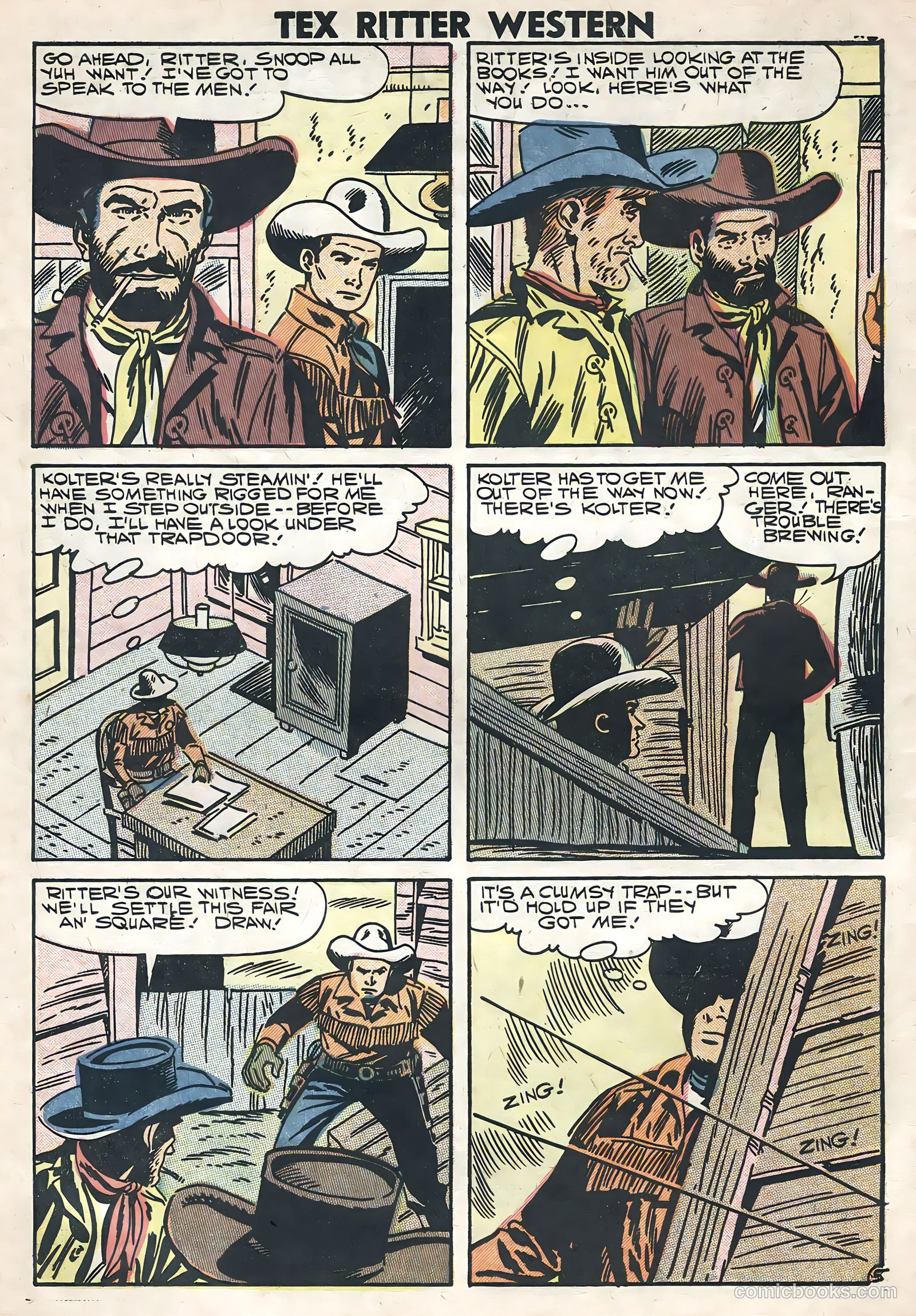 Tex Ritter Western #40 — page 30 of 36