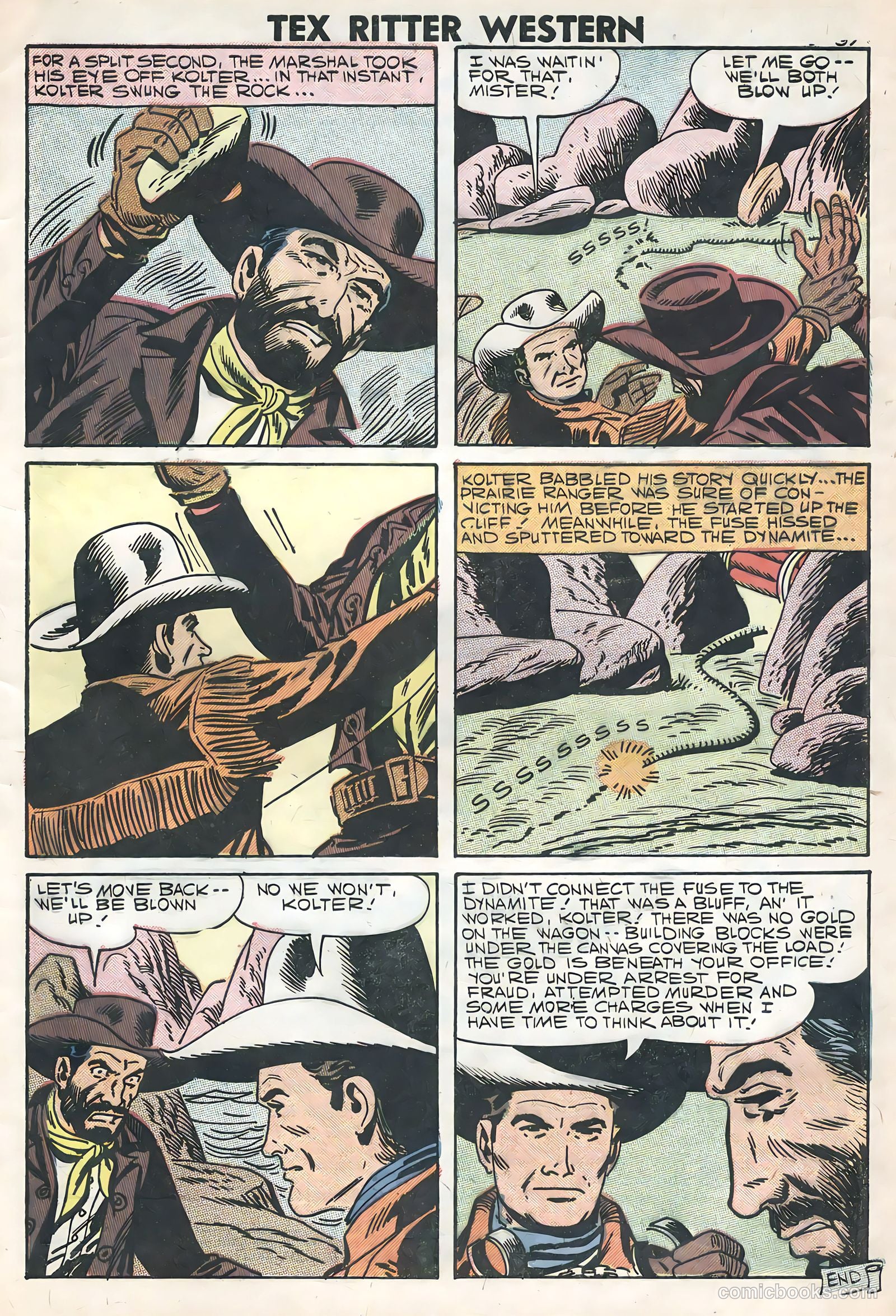 Tex Ritter Western #40 — page 33 of 36
