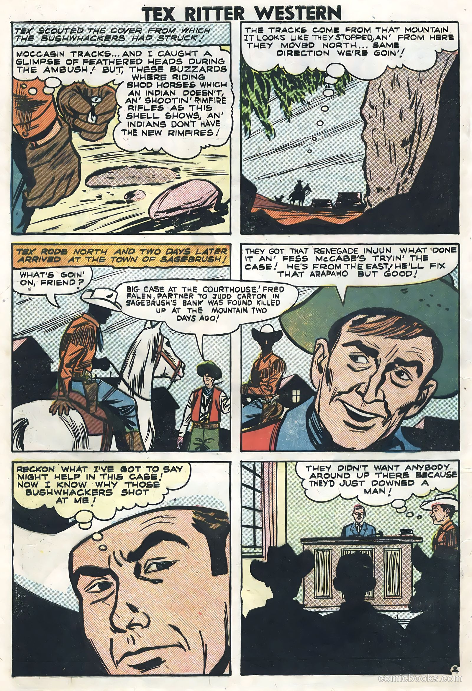 Tex Ritter Western #41 — page 4 of 36
