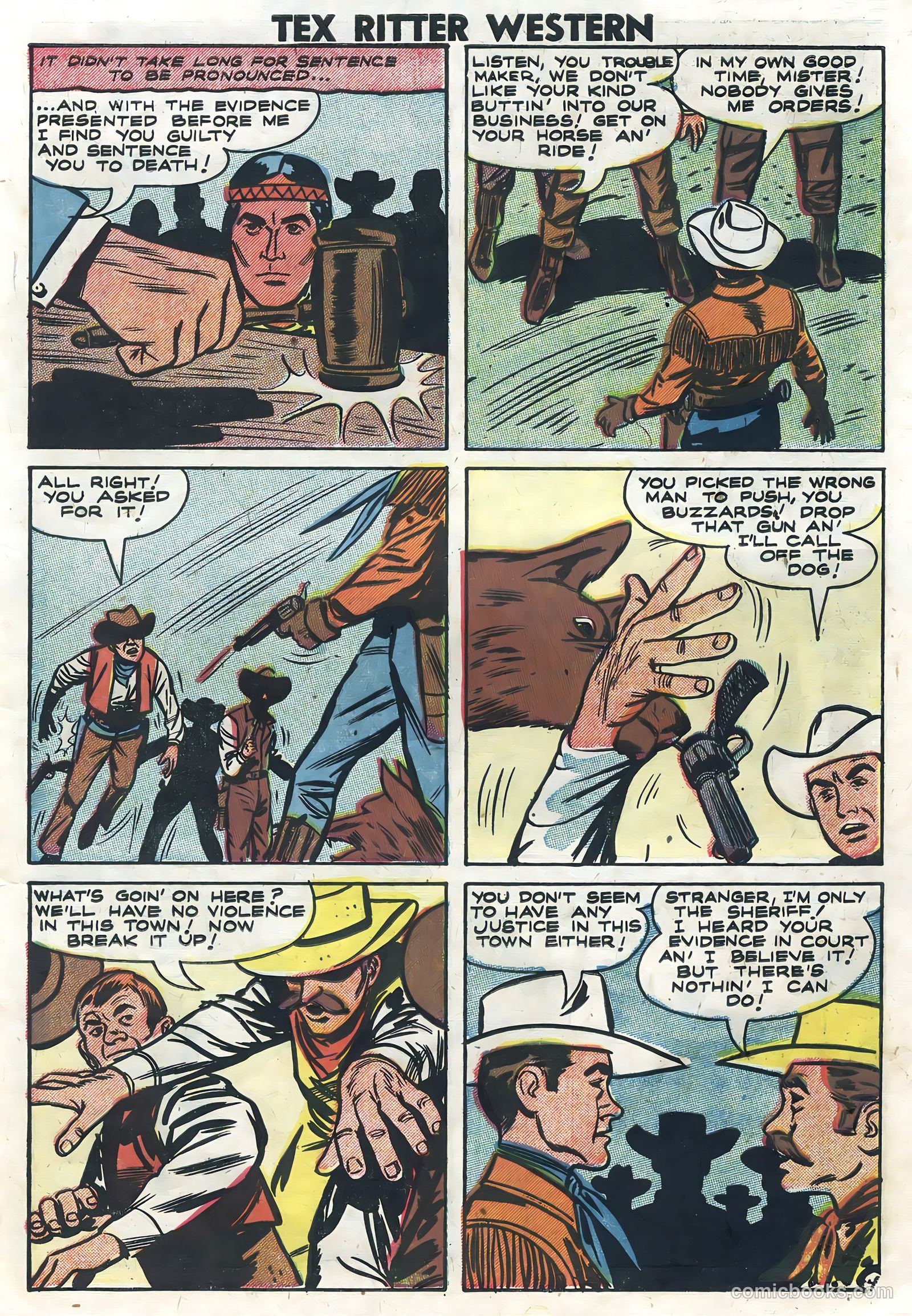 Tex Ritter Western #41 — page 7 of 36