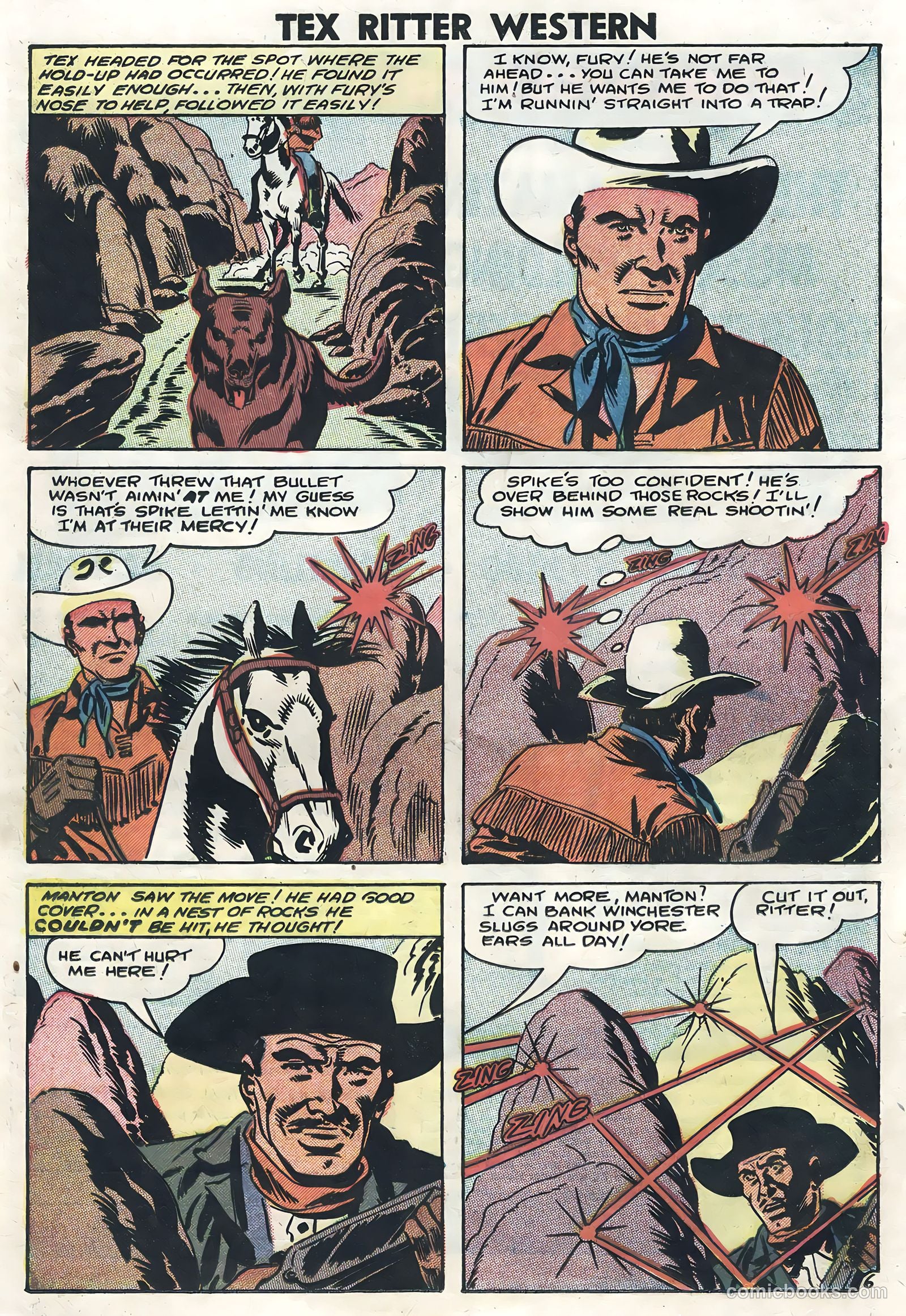 Tex Ritter Western #41 — page 16 of 36
