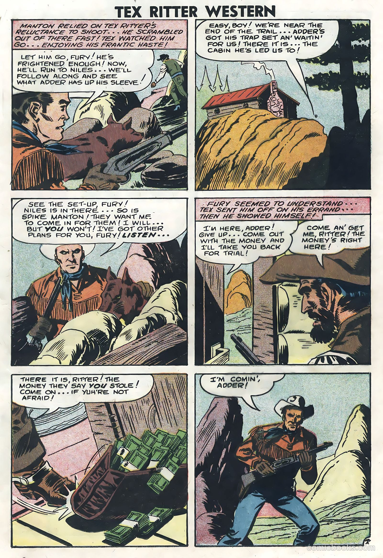 Tex Ritter Western #41 — page 17 of 36