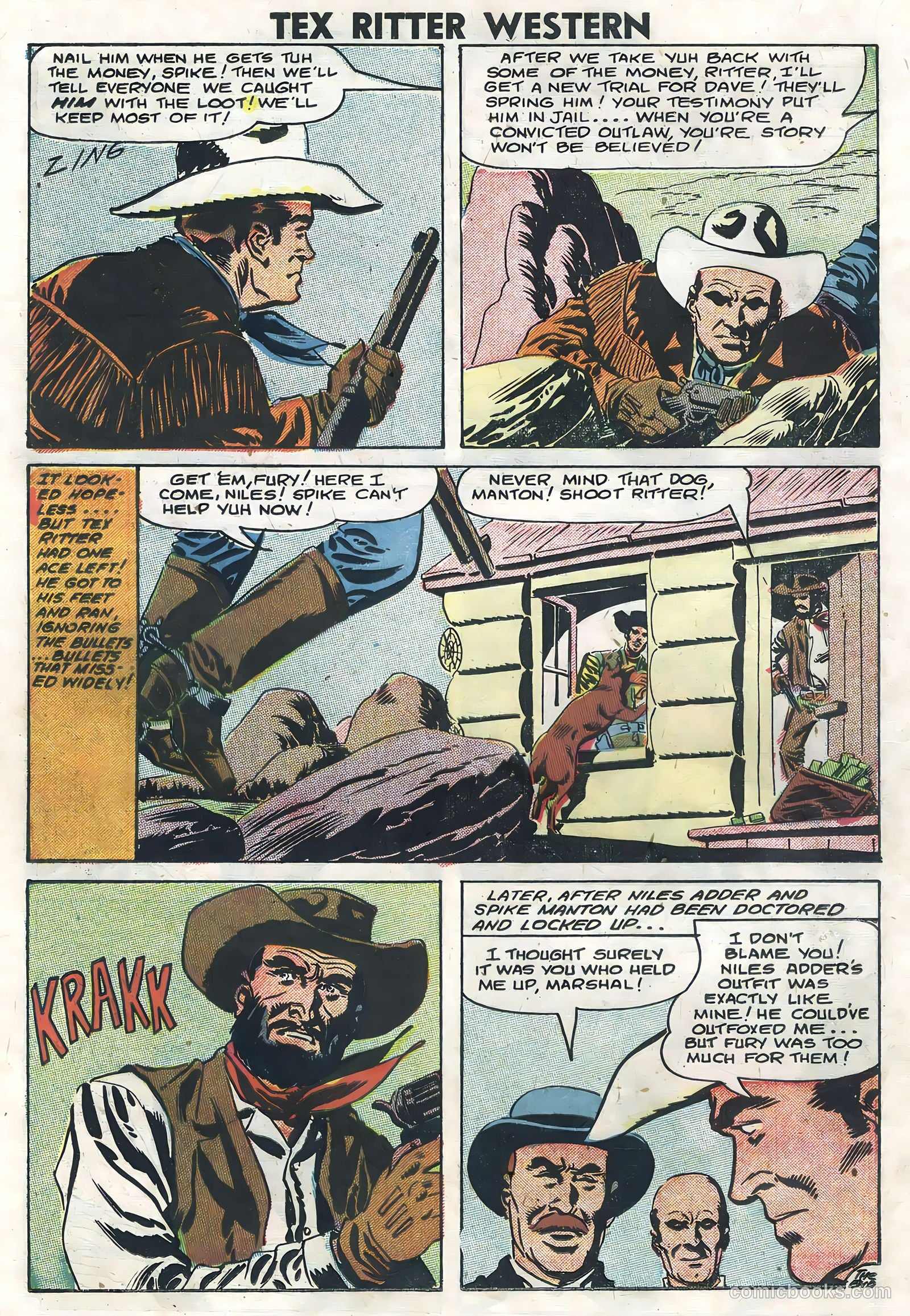 Tex Ritter Western #41 — page 18 of 36