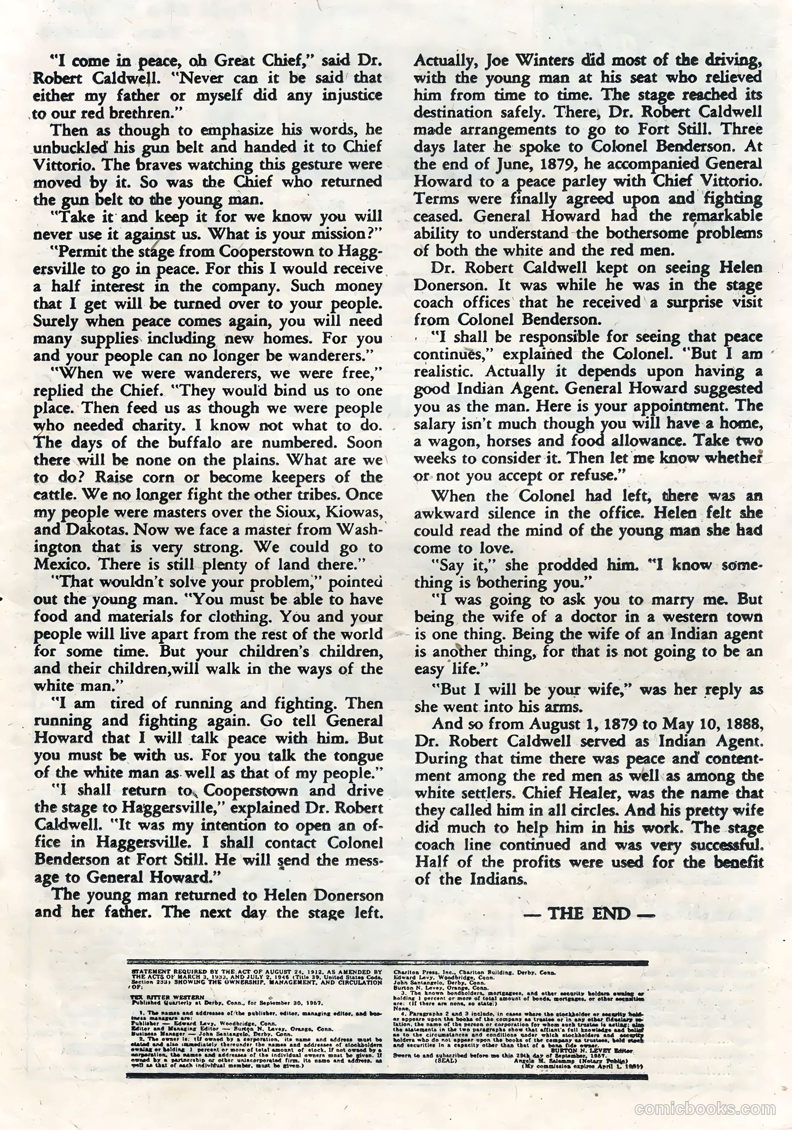 Tex Ritter Western #41 — page 21 of 36
